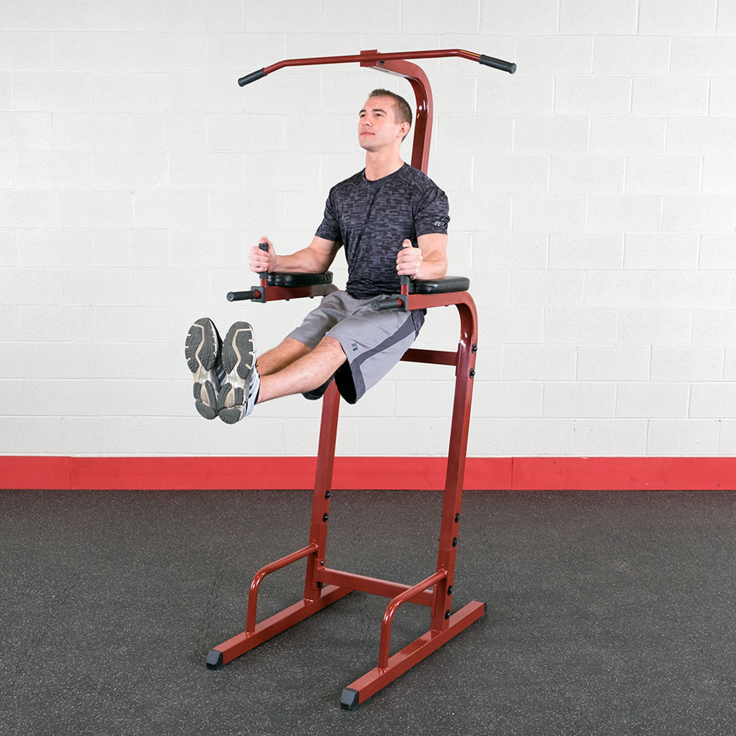 Best Fitness Vertical Knee Raise Power Tower