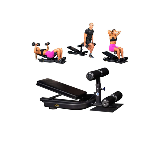 Abs Bench X3S 2-in-1 Sissy Squat Machine with Bench