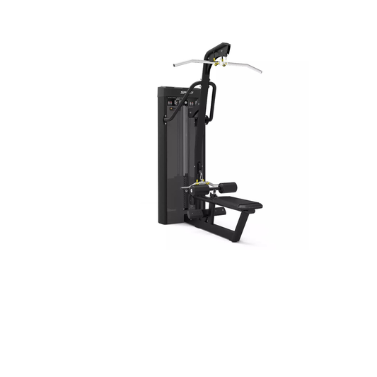 Spirit Commercial Strength Lat Pulldown and Seated Row Machine