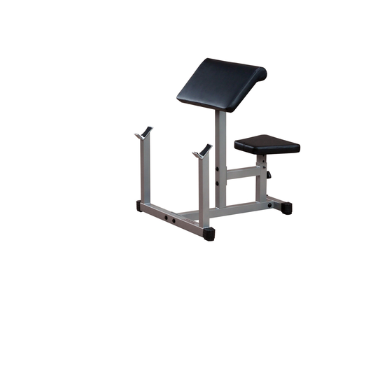 Powerline Preacher Curl Bench, with Adjustable Seat and Extra Wide Base