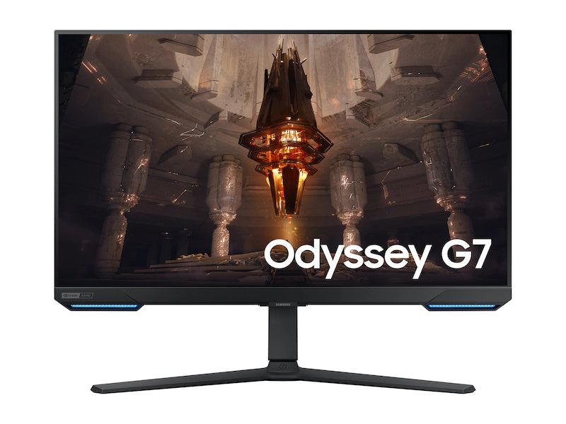 شاشة Odyssey G70B مقاس 28 بوصة بدقة 4K UHD IPS وسرعة 144 هرتز وسرعة 1 مللي ثانية مع شاشة ألعاب G-Sync 