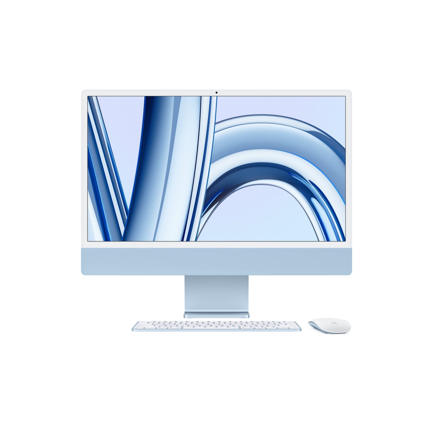 Apple - iMac 24 بوصة الكل في واحد - شريحة M3 - ذاكرة 8 جيجابايت - 256 جيجابايت (أحدث موديل) 