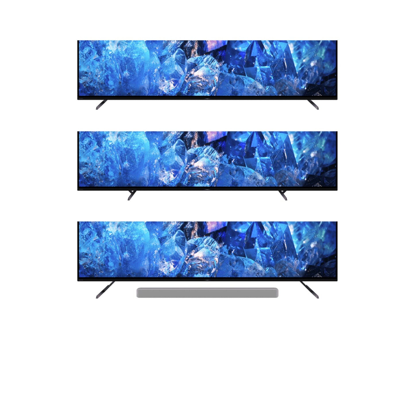 تلفزيون BRAVIA XR مقاس 55.65 بوصة وشاشة 77 بوصة فئة A80K بدقة 4K HDR OLED مع تلفزيون Google