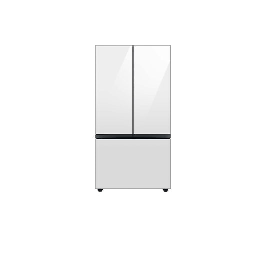 Bespoke 3-Door French Door Refrigerator (30 cu. ft.) with Beverage Center™ in Stainless Steel.
