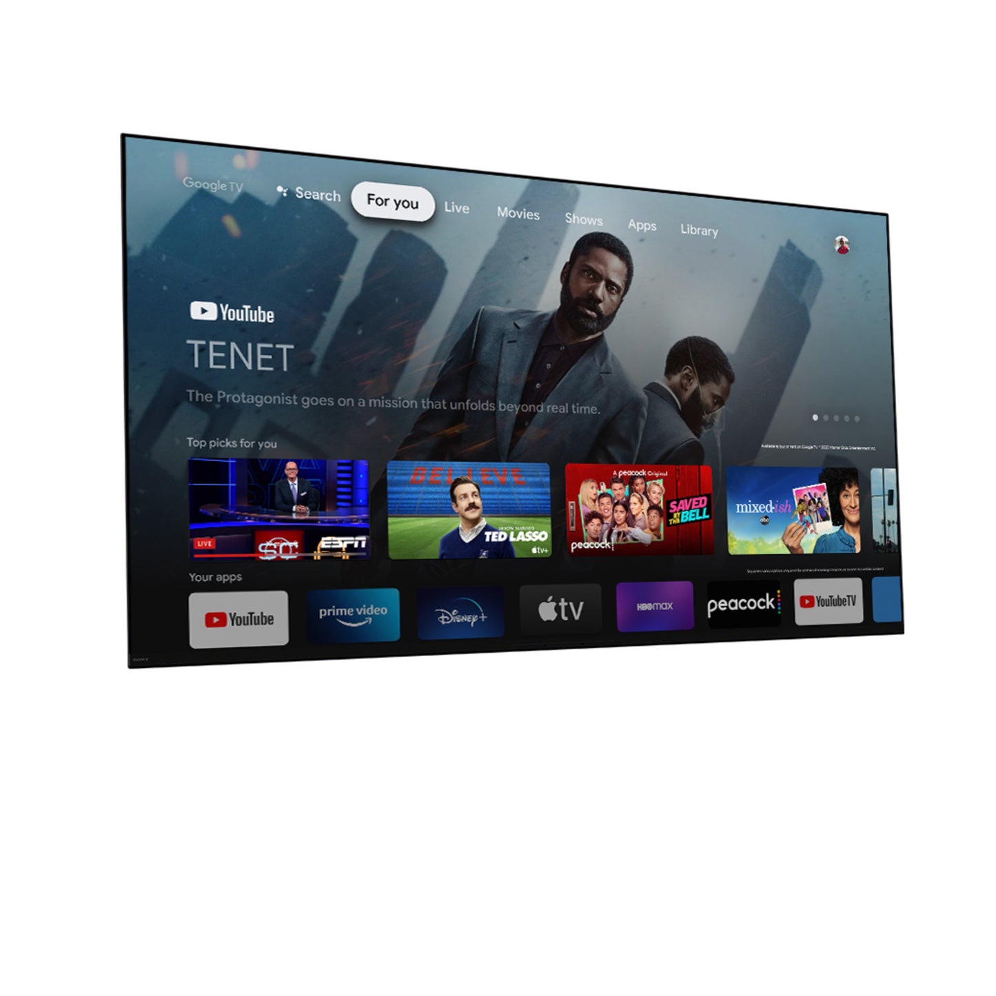 تلفزيون BRAVIA XR 55، 65 بوصة فئة A95K 4K HDR OLED مع Google TV (2022) 