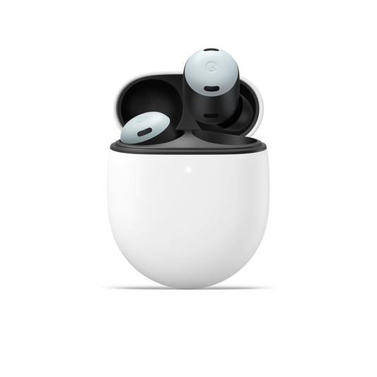 Google Pixel Buds Pro - سماعات أذن بخاصية إلغاء الضوضاء - عمر بطارية يصل إلى 31 ساعة مع علبة شحن - سماعات رأس بلوتوث - متوافقة مع Android - Fog 