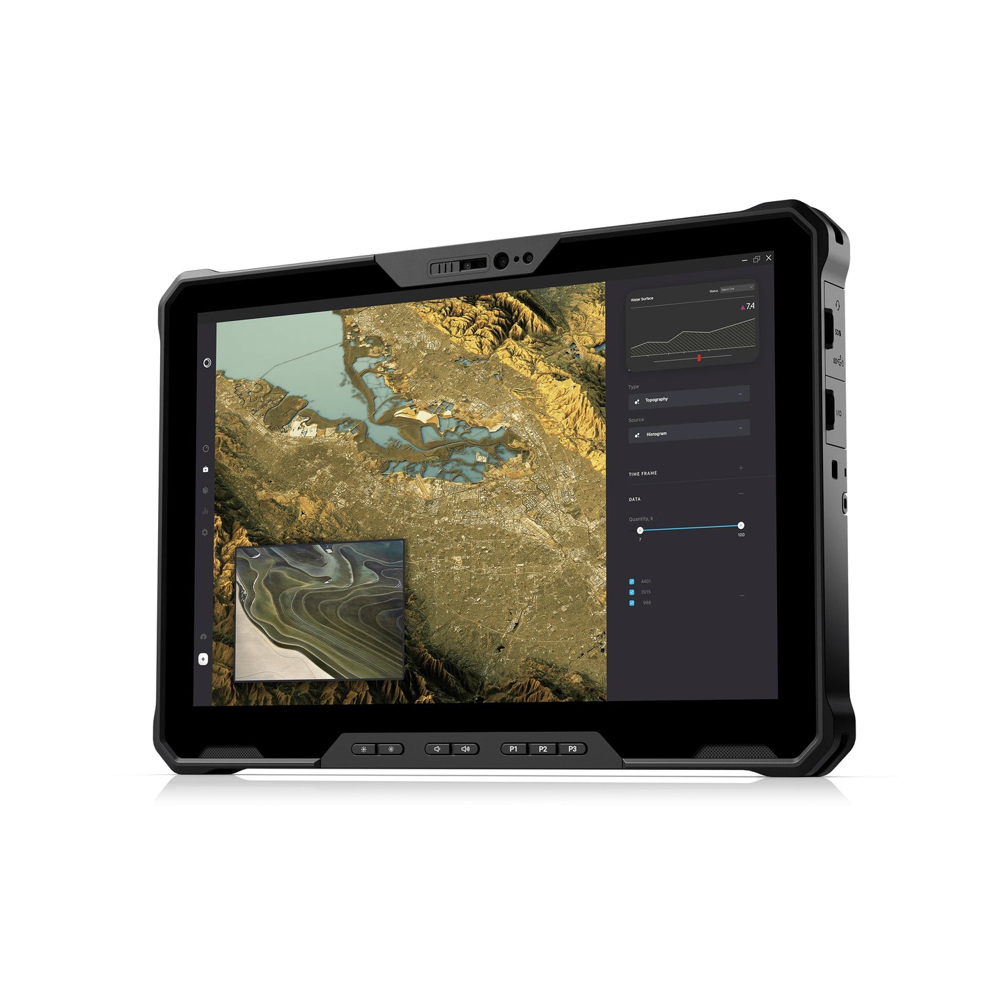 الكمبيوتر اللوحي Latitude 7230 Rugged Extreme [سعة التخزين 1 تيرابايت SSD - الذاكرة 16 جيجابايت: - Core™ i5-1240U] 