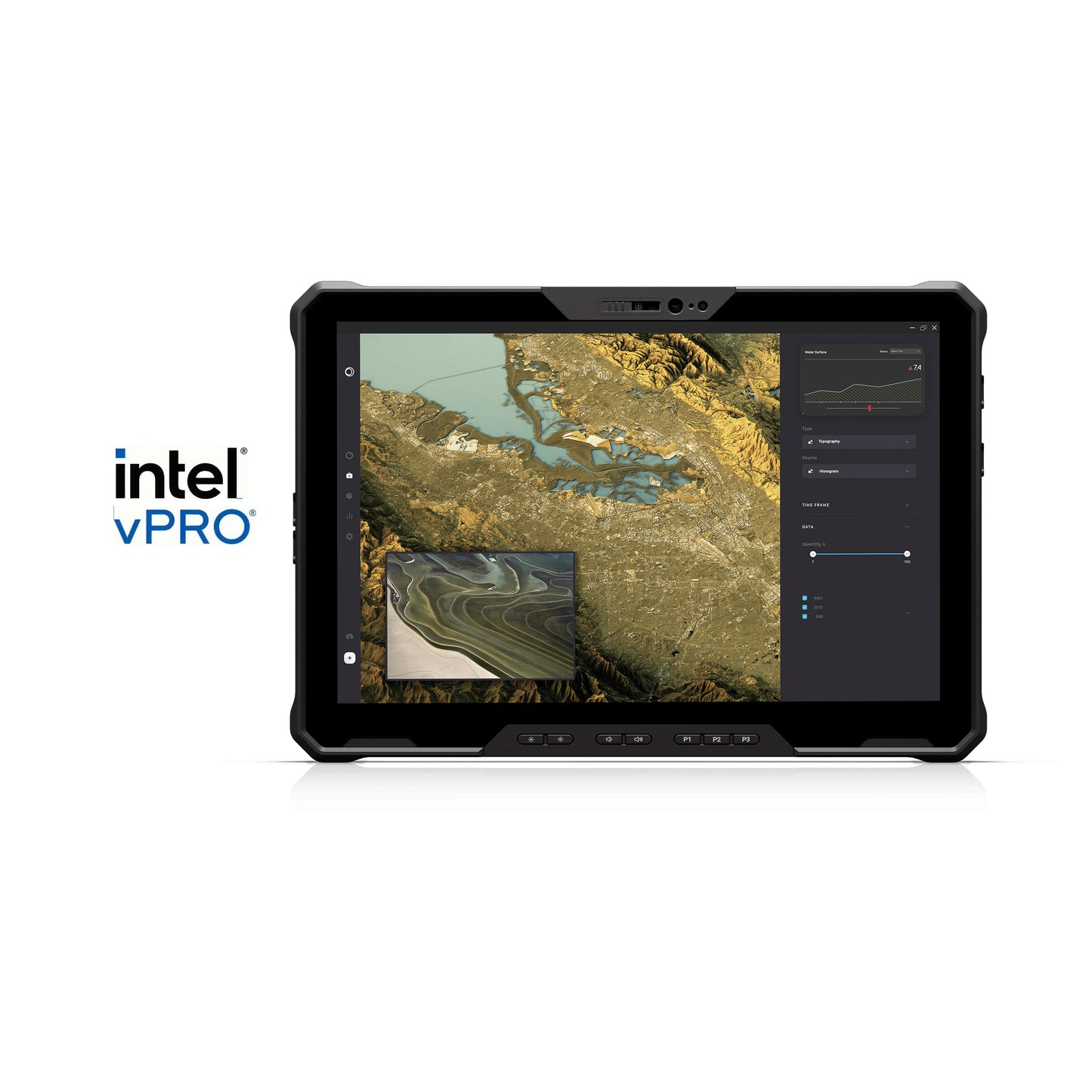 الكمبيوتر اللوحي Latitude 7230 Rugged Extreme [سعة التخزين 256 جيجابايت SSD - الذاكرة 8 جيجابايت: - Core™ i5-1240U] 