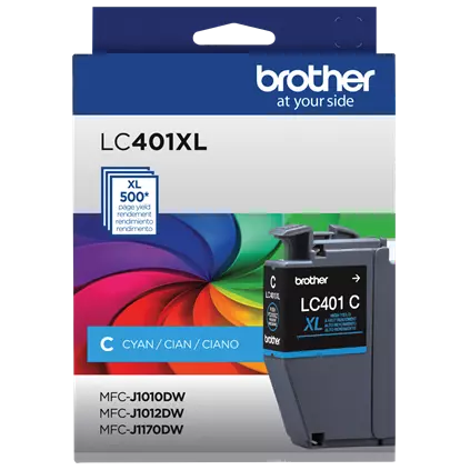 LC401XLCS High-yield Ink, Cyan