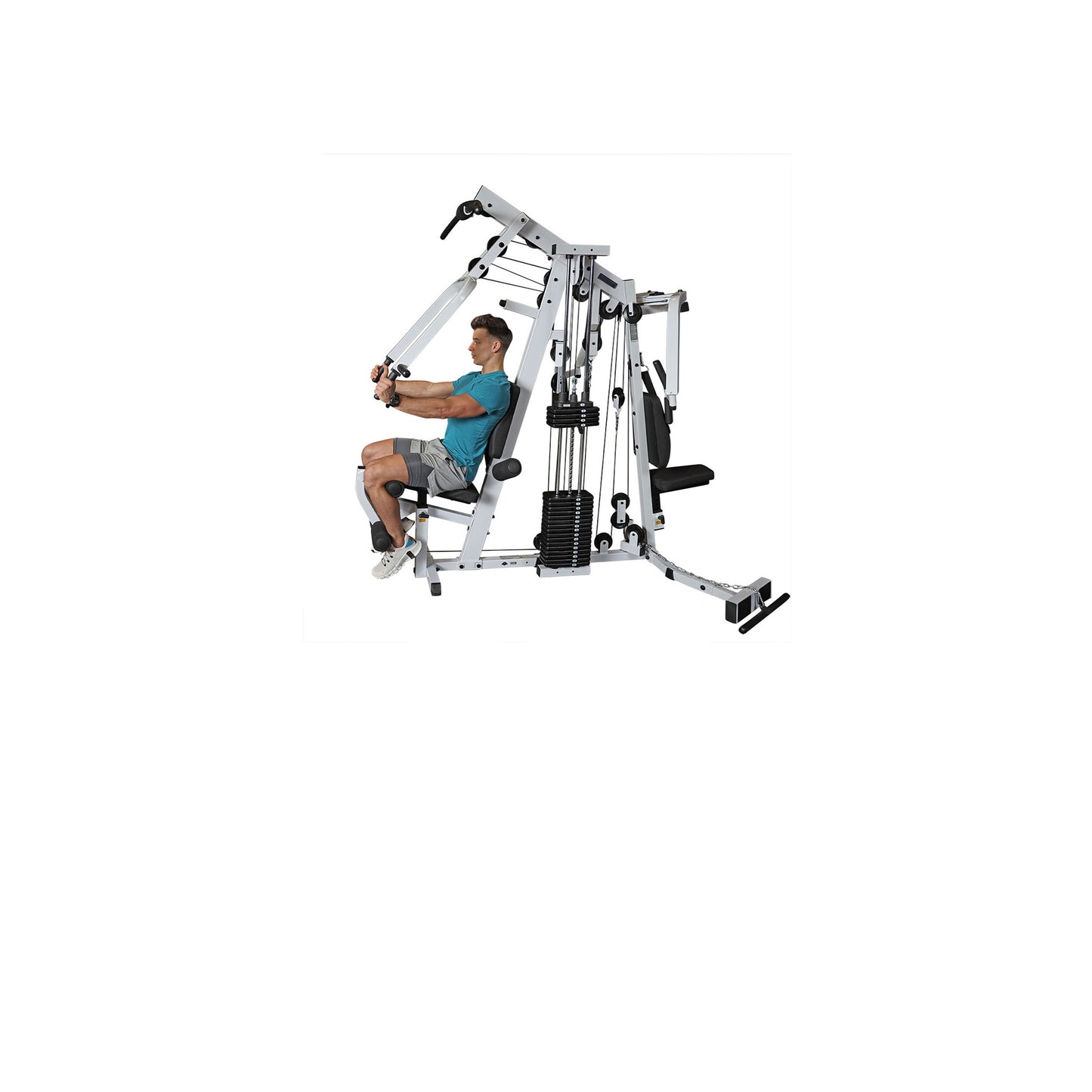 Body-Solid EXM2500 صالة الألعاب الرياضية المنزلية بدون تمرين ضغط الأرجل