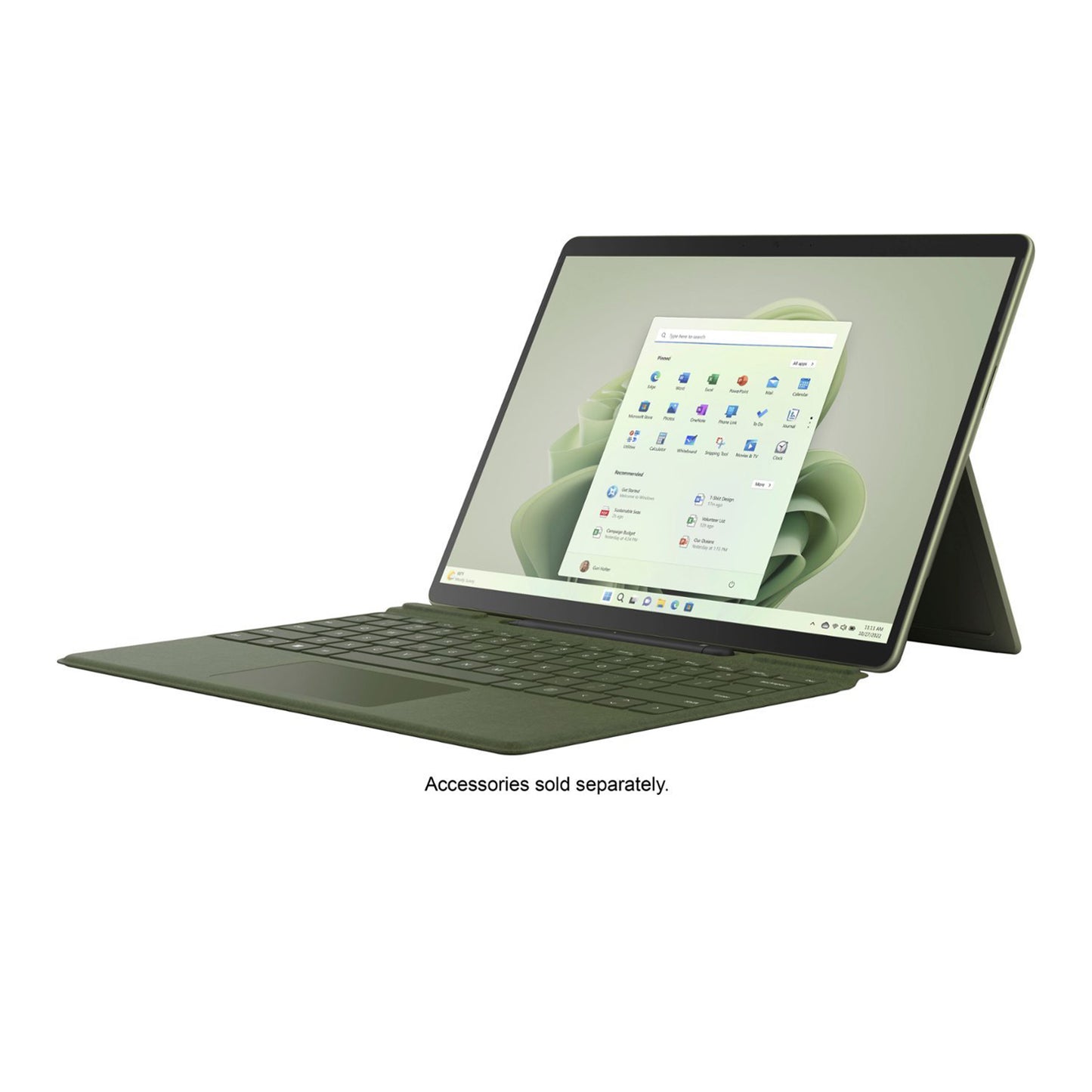 Microsoft - Surface Pro 9 - شاشة لمس 13 بوصة - منصة Intel Evo Core i5 - ذاكرة 8 جيجابايت - SSD 256 جيجابايت - الجهاز فقط (أحدث طراز) - Forest