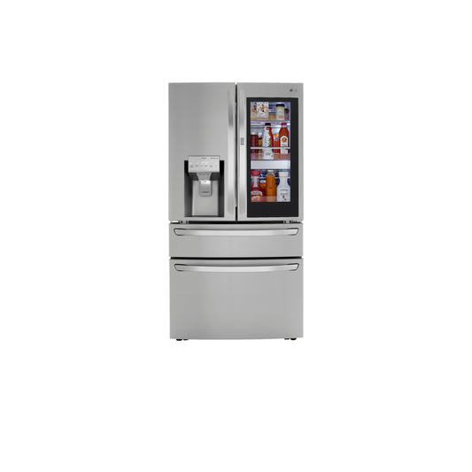 23 cu. ft. Smart InstaView™ Door-in-Door® Counter-Depth Refrigerator with Craft Ice™