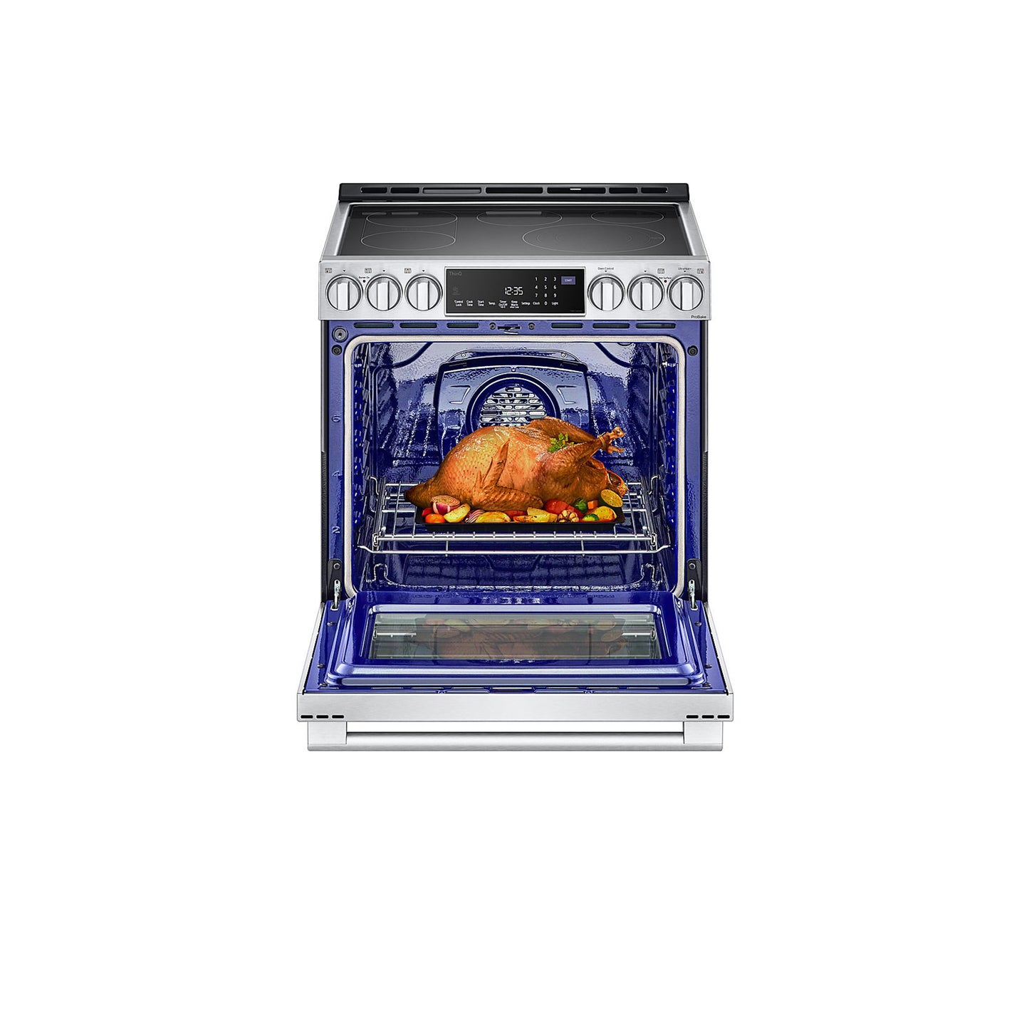 LG STUDIO 6.3 cu. ft. InstaView® Induction Slide-in Range with Air Fry and Air Sous Vide