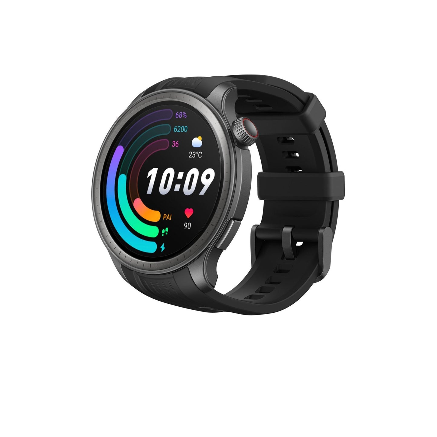 Amazfit - Balance Smartwatch 38mm Aluminum Alloy - Black