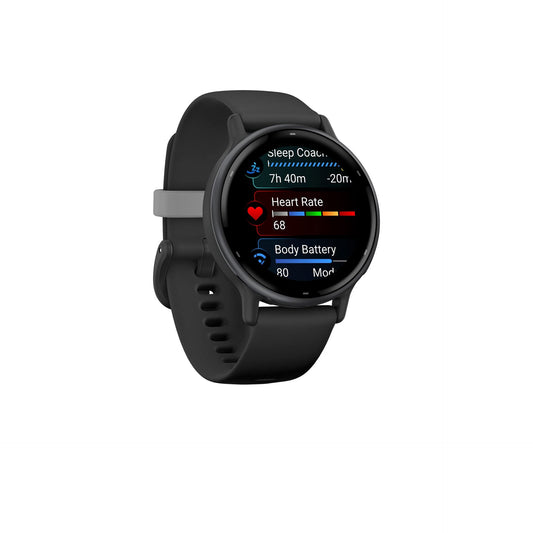 Garmin - vívoactive 5 GPS Smartwatch 42 mm Fiber-reinforced polymer - Slate Aluminum and Black