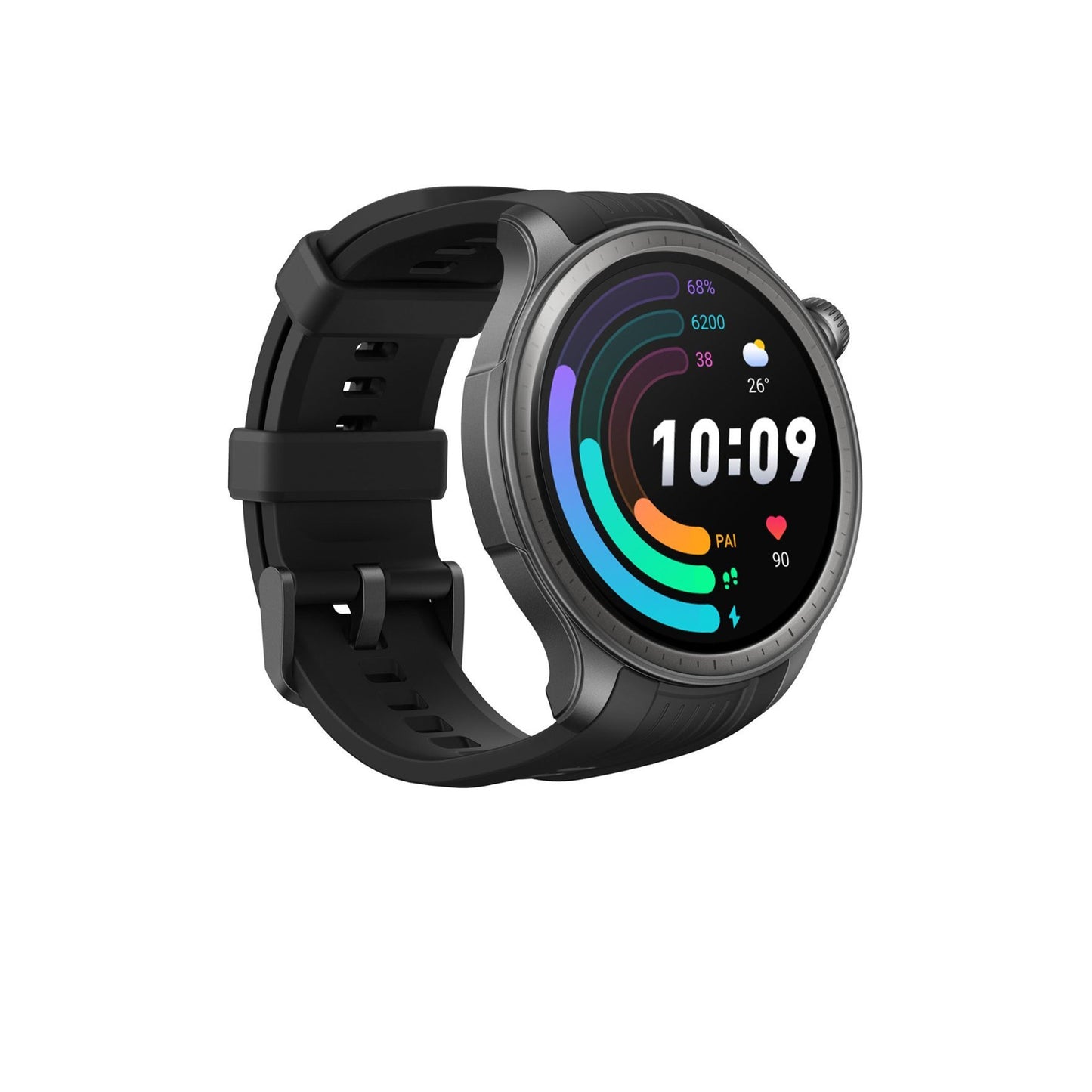 Amazfit - Balance Smartwatch 38mm Aluminum Alloy - Black