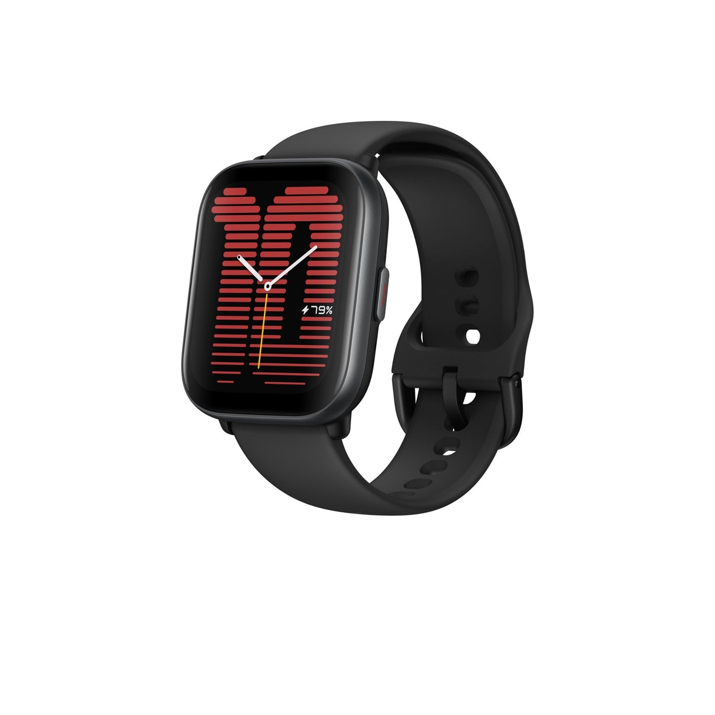 Amazfit - Active Smartwatch  Aluminum Alloy - Black