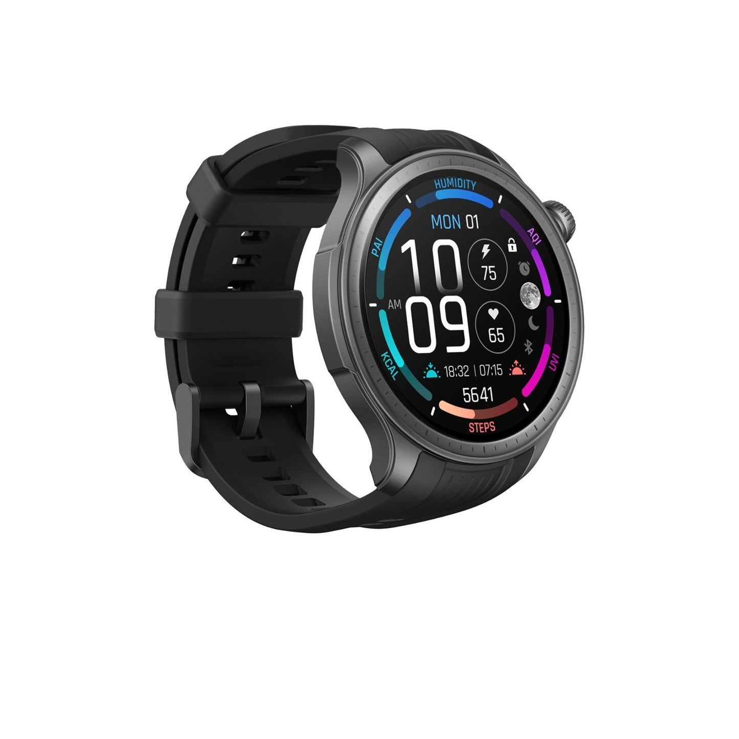 Amazfit - Balance Smartwatch 38mm Aluminum Alloy - Black