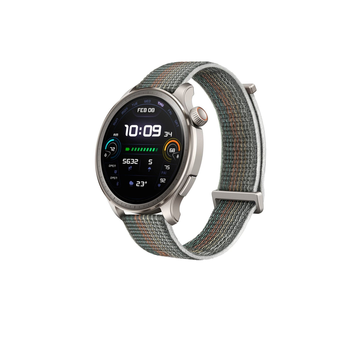 Amazfit - Balance Smartwatch 38mm Aluminum Alloy - Sunset Grey