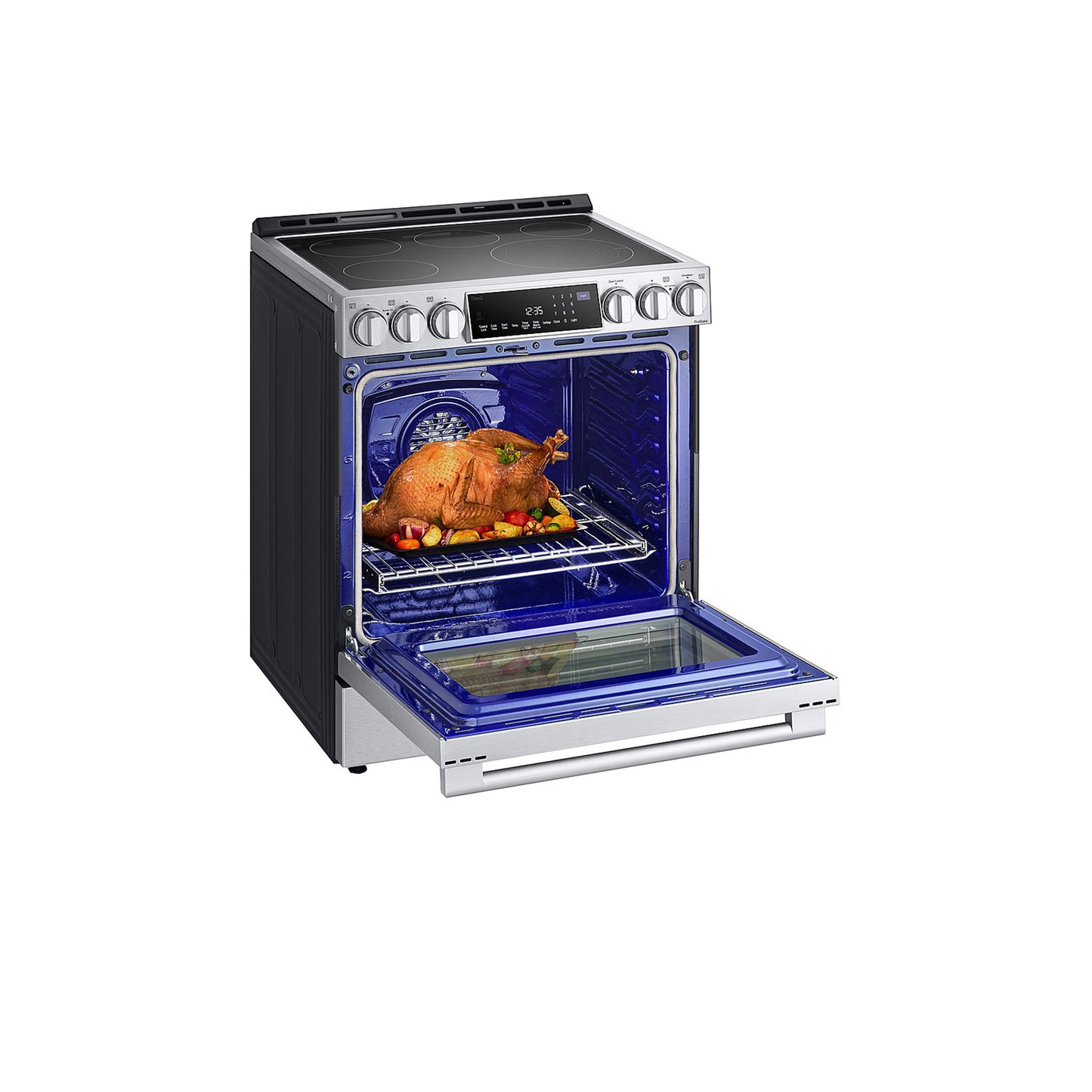 LG STUDIO 6.3 cu. ft. InstaView® Induction Slide-in Range with Air Fry and Air Sous Vide