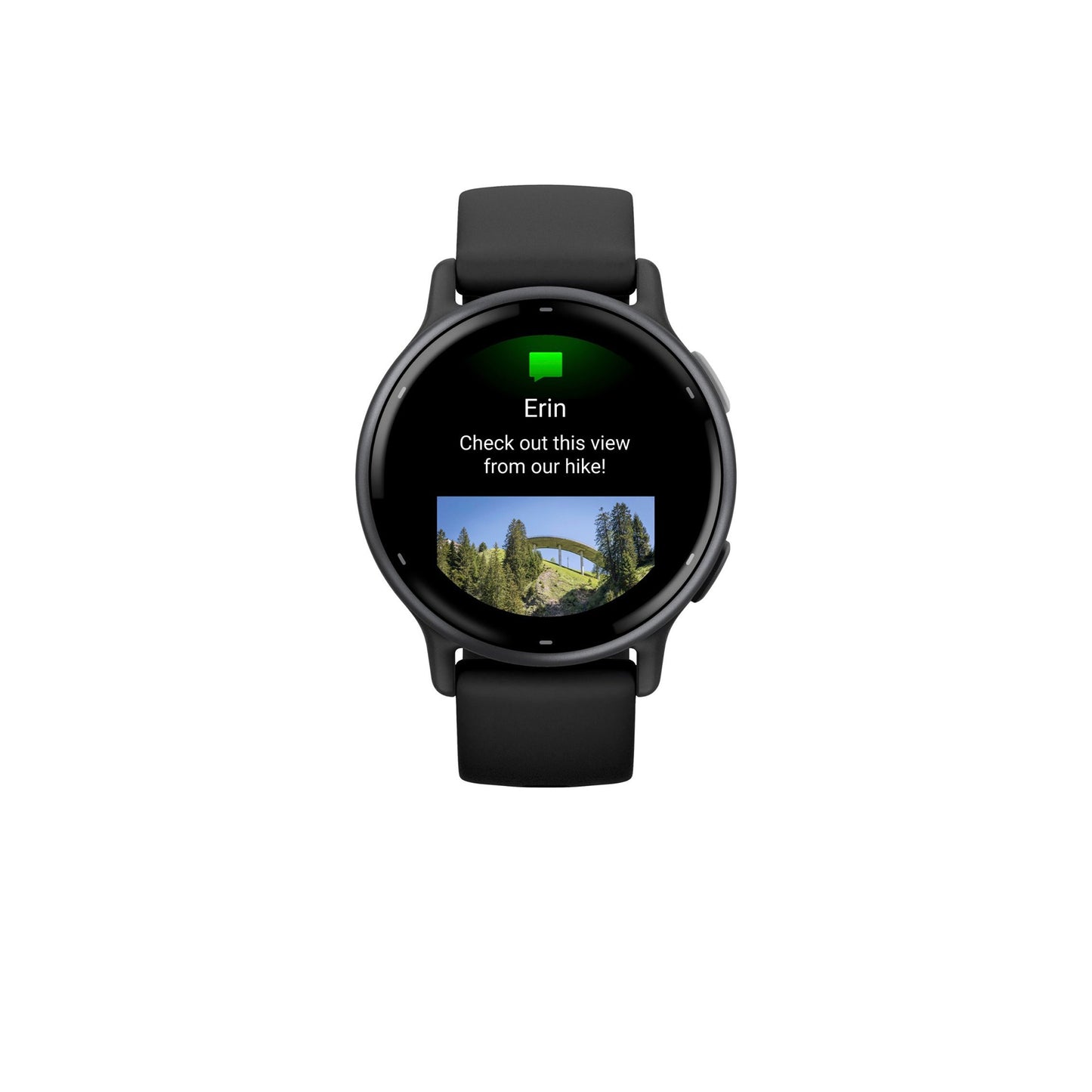 Garmin - vívoactive 5 GPS Smartwatch 42 mm Fiber-reinforced polymer - Slate Aluminum and Black