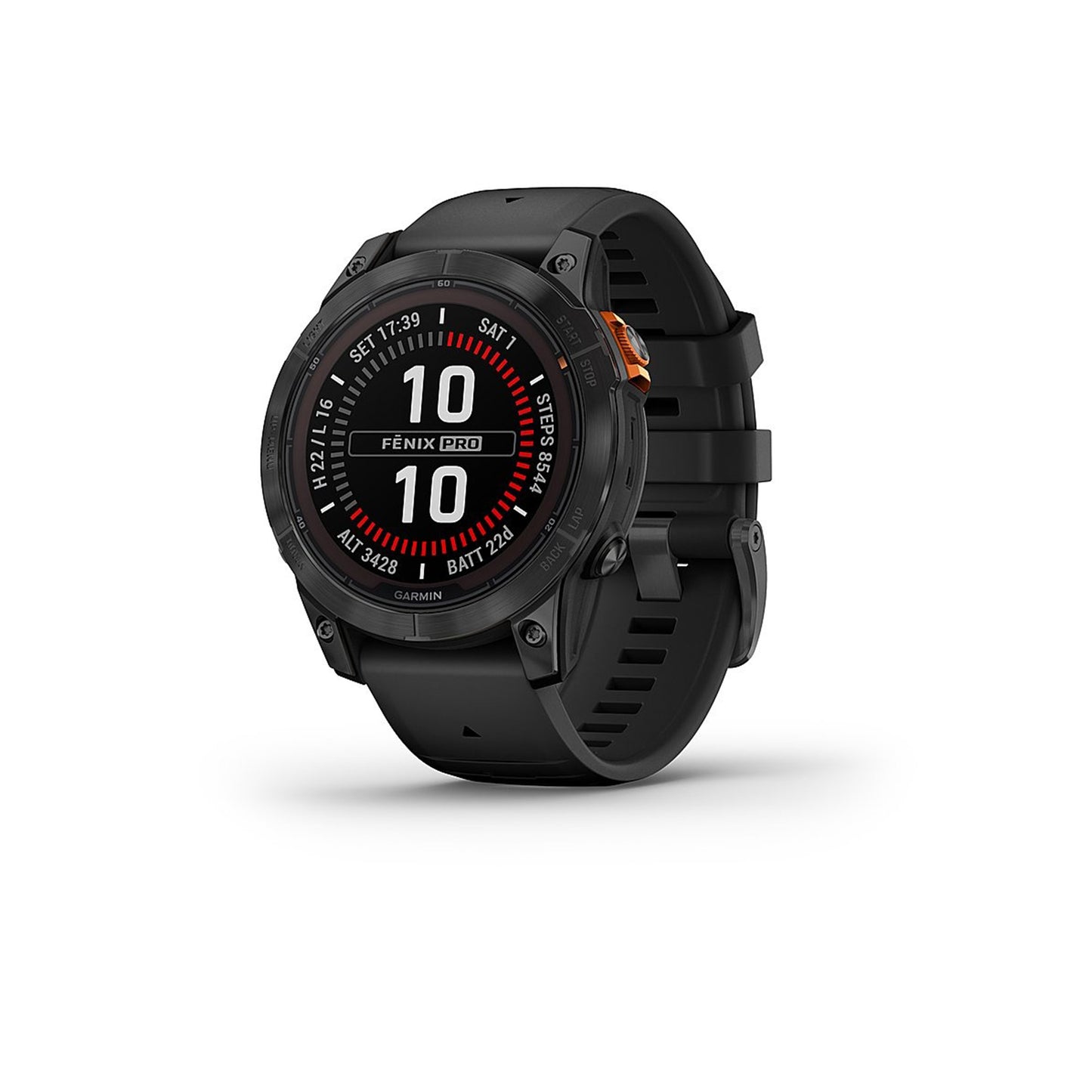 Garmin - fenix 7 Pro Solar GPS Smartwatch 47 mm Fiber-reinforced polymer - Slate Gray