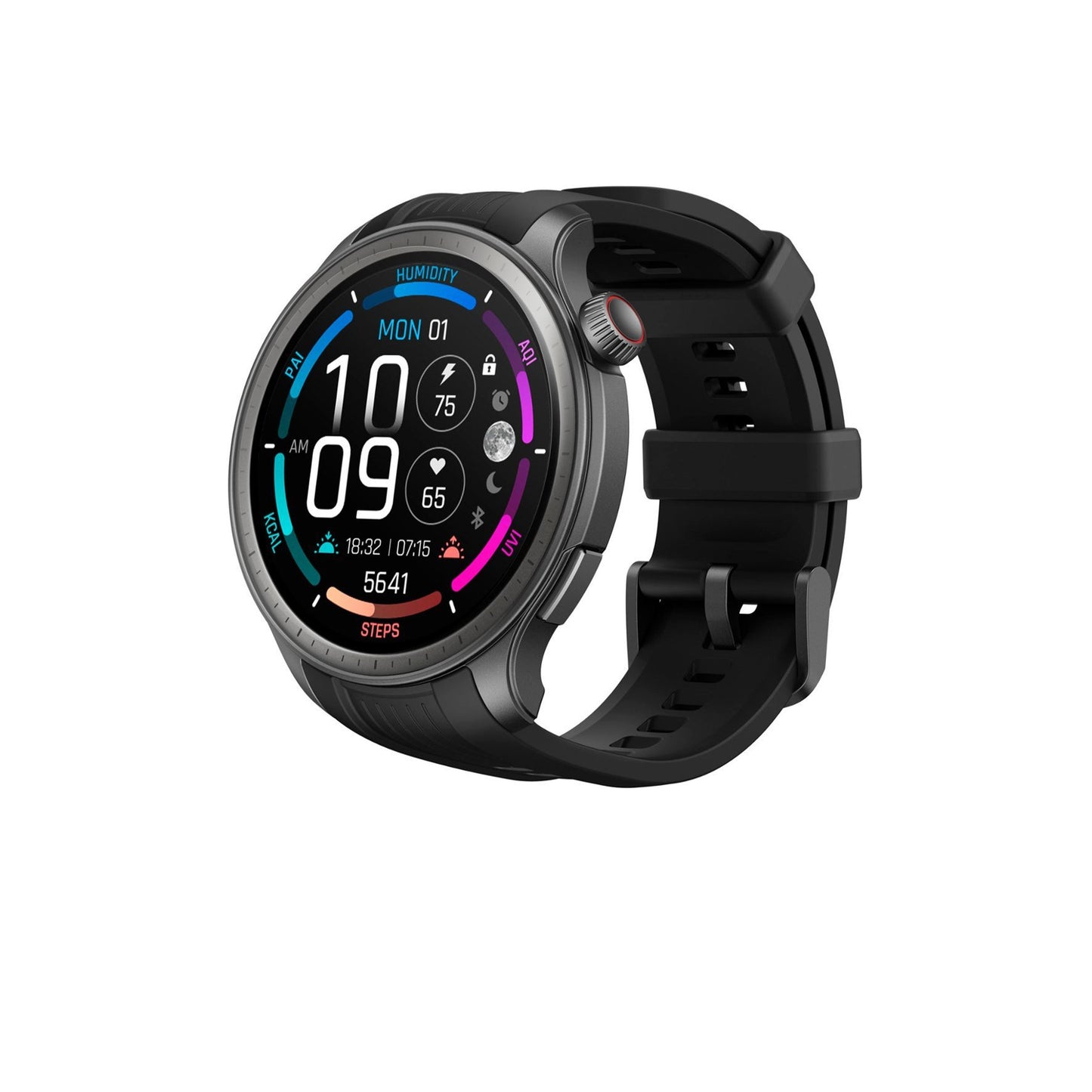 Amazfit - Balance Smartwatch 38mm Aluminum Alloy - Black