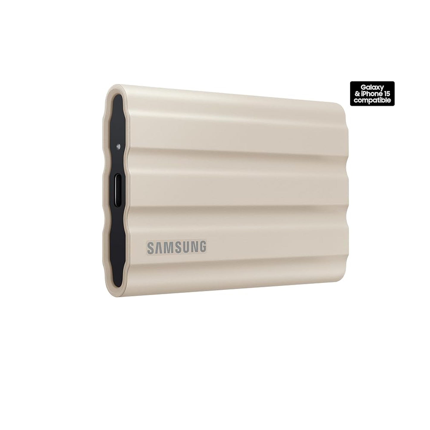 SAMSUNG T7 Shield Portable External Solid State Drive USB 3.2 1TB , IP65 Water Resistant, Compatible with PC / Mac / Android / Gaming Consoles (MUPE1T0K/AM), Beige