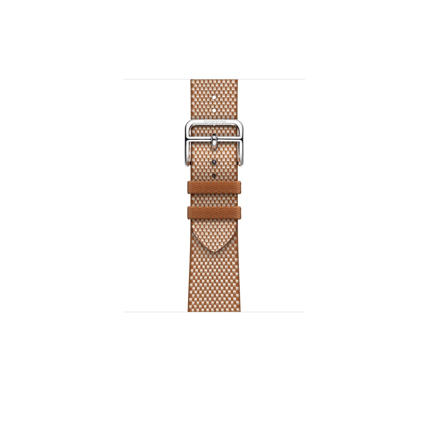 Apple Watch Hermès - 41 ملم Framboise/Écru Toile H Single Tour 