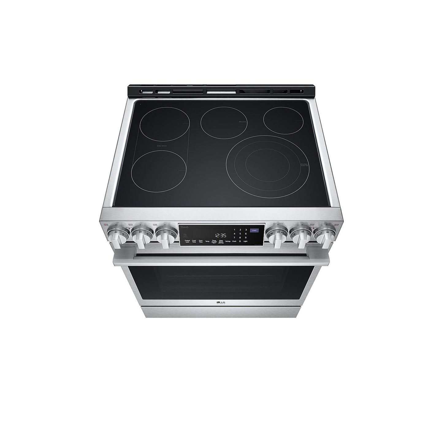 LG STUDIO 6.3 cu. ft. InstaView® Electric Slide-in Range with ProBake Convection® and Air Fry