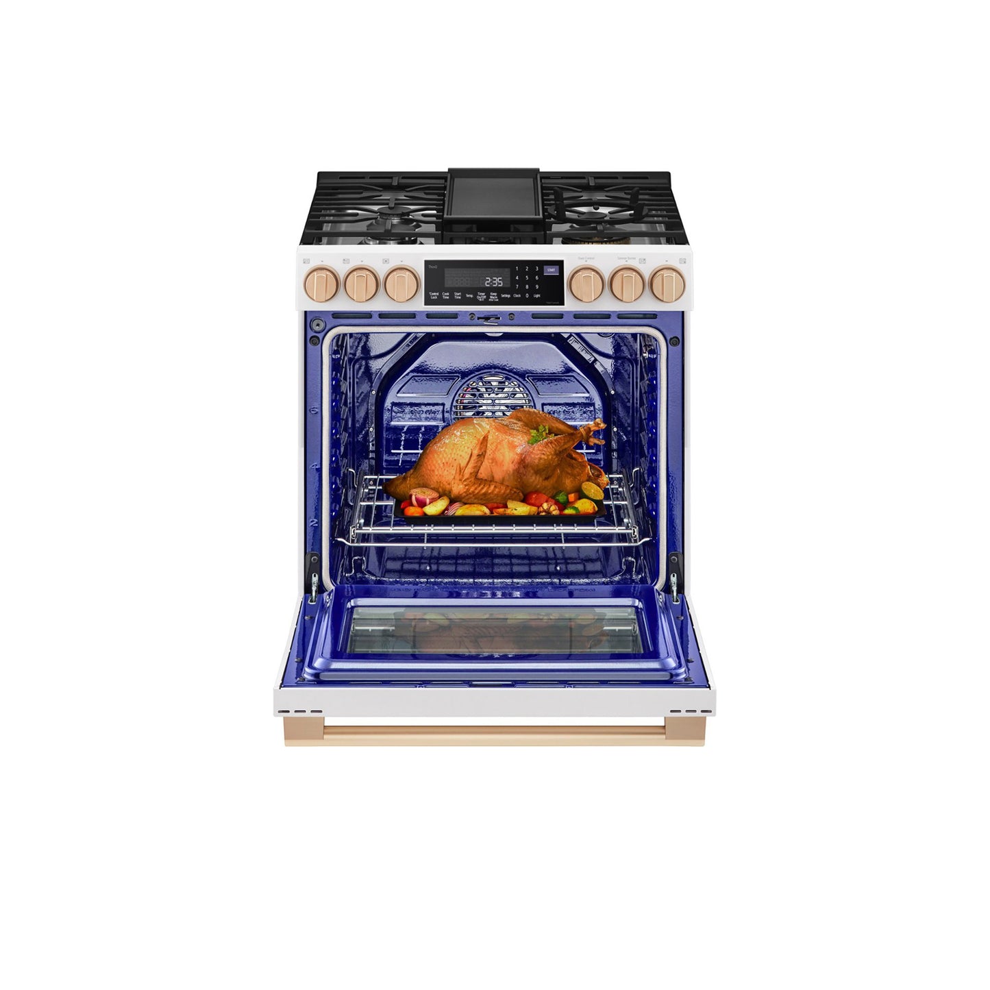 LG STUDIO 6.3 cu. ft. InstaView® Gas Slide-in Range with ProBake Convection® and Air Fry