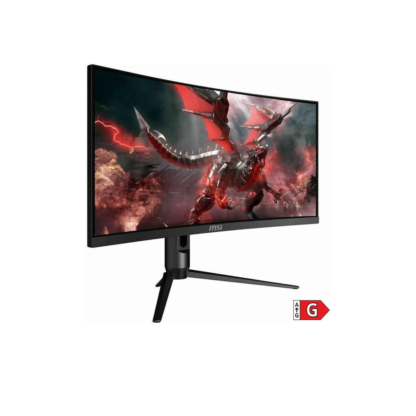 MSI 30" Ultrawide Curved Gaming Monitor, 200Hz, 1ms, 21:9, WFHD 2560 x 1080, VA, Tilt, Swivel, Pivot, Height adjustable, VESA, FreeSync Premium, Optix MAG301CR2