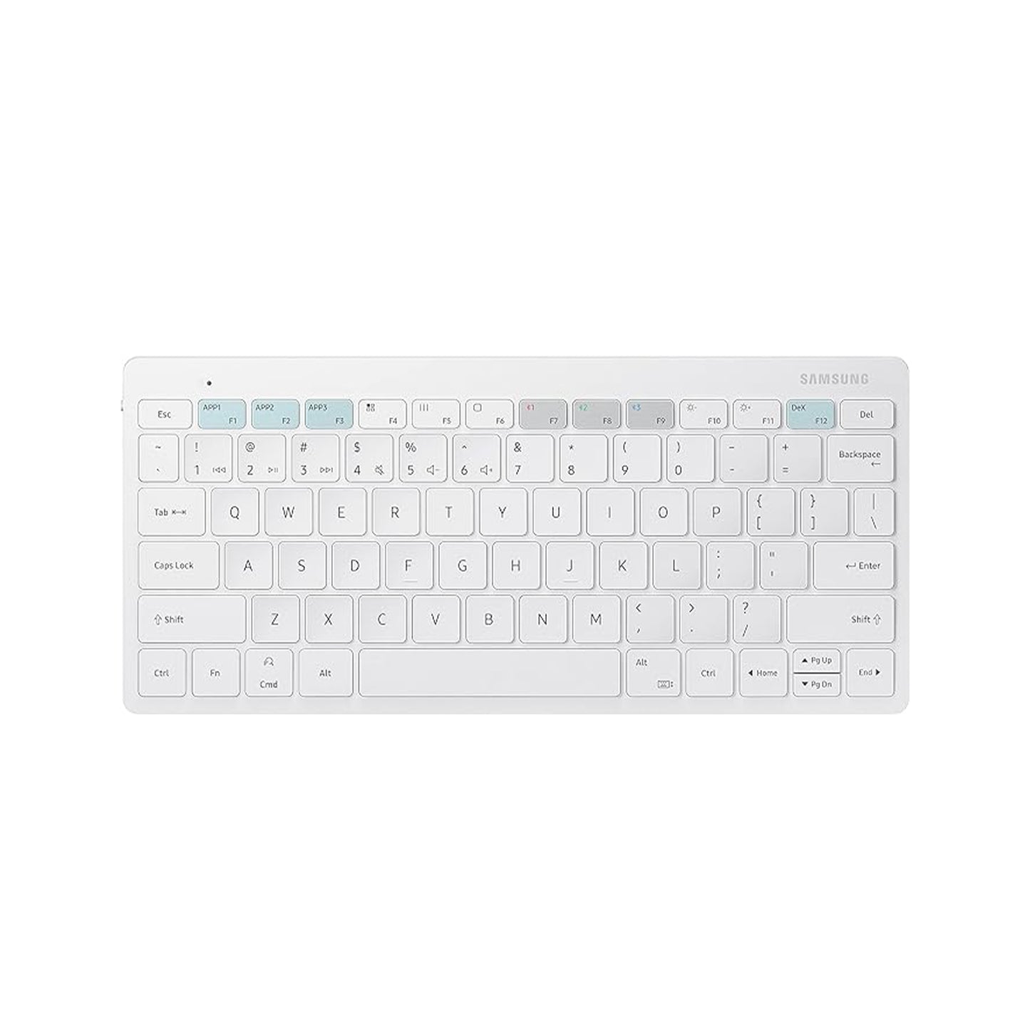 لوحة المفاتيح الذكية الرسمية سامسونج تريو 500 (EJ-B3400UWEGUS)، أبيض - موديل أمريكي 
