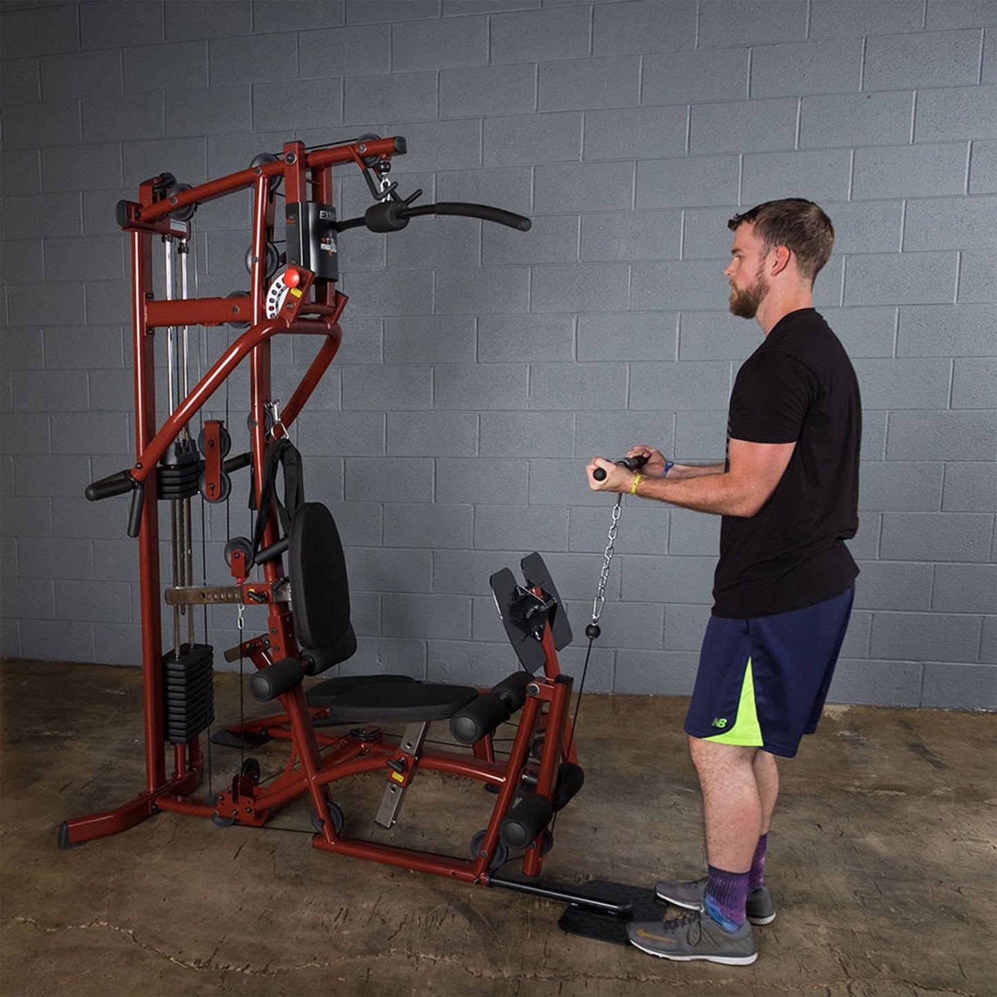 EXM1LPS Home Gym with Leg Press, Built by Body-Solid Exclusively for Fitness Factory