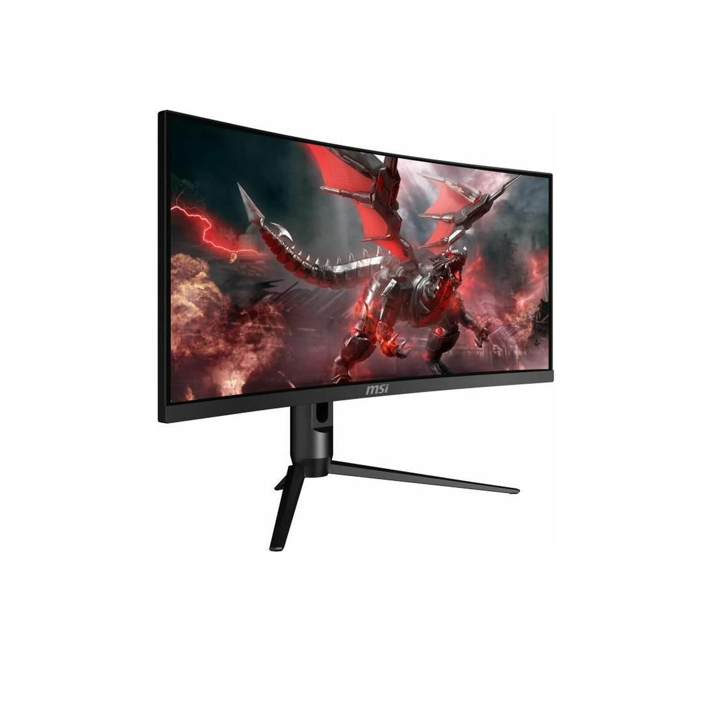 MSI 30" Ultrawide Curved Gaming Monitor, 200Hz, 1ms, 21:9, WFHD 2560 x 1080, VA, Tilt, Swivel, Pivot, Height adjustable, VESA, FreeSync Premium, Optix MAG301CR2