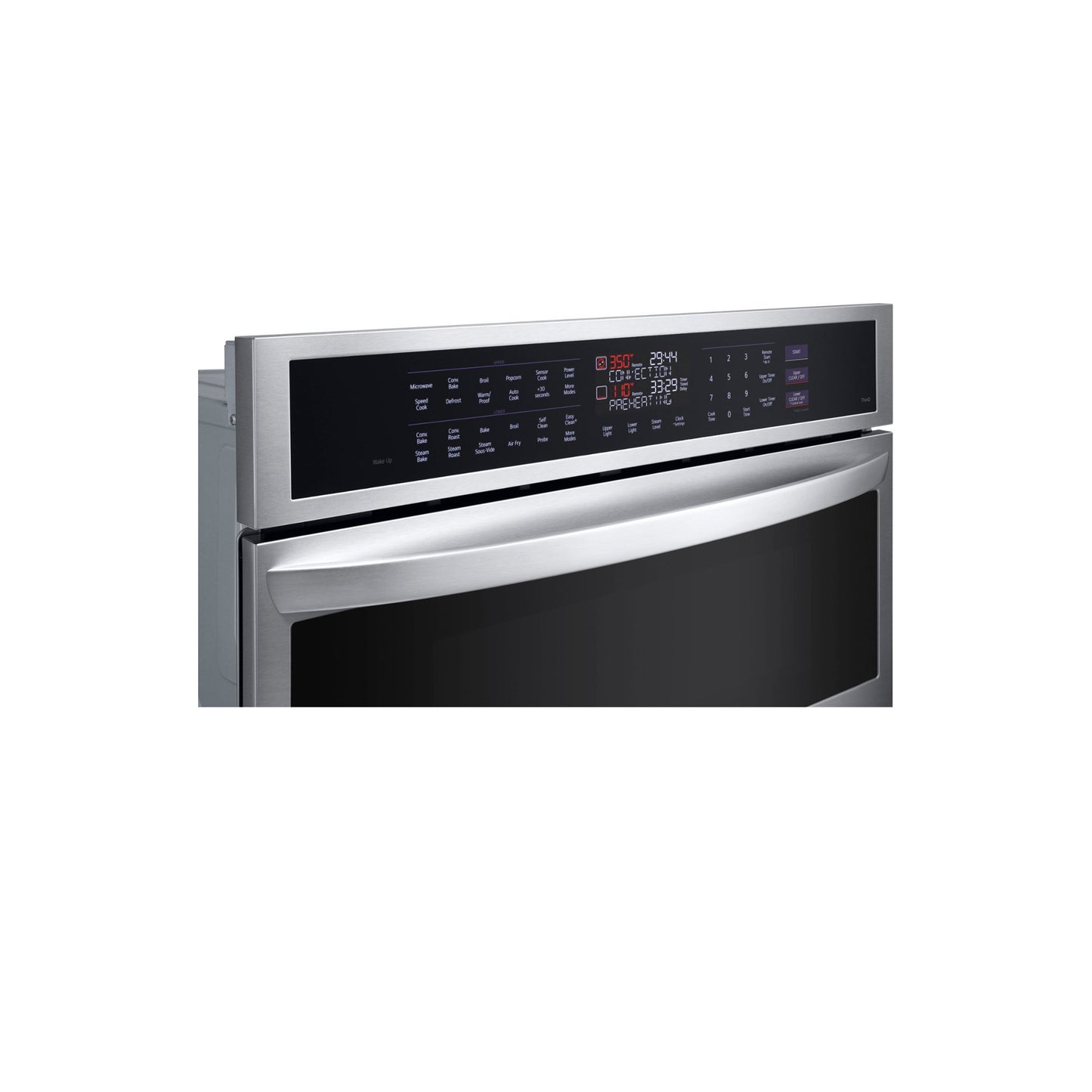 1.7/4.7 cu. ft. Smart Combination Wall Oven with InstaView®, True Convection, Air Fry, and Steam Sous Vide