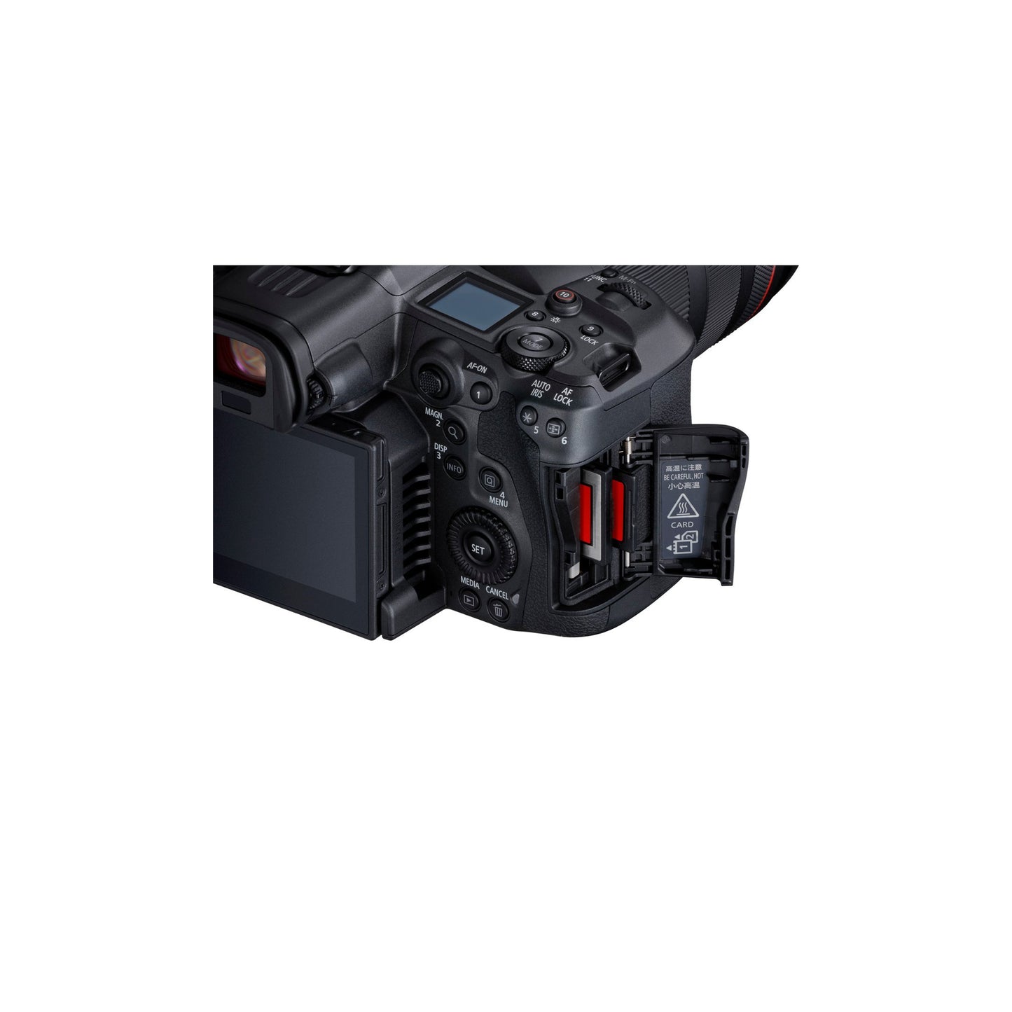 Canon - EOS R5 C 8K Video Mirrorless Cinema Camera (Body Only) - Black.