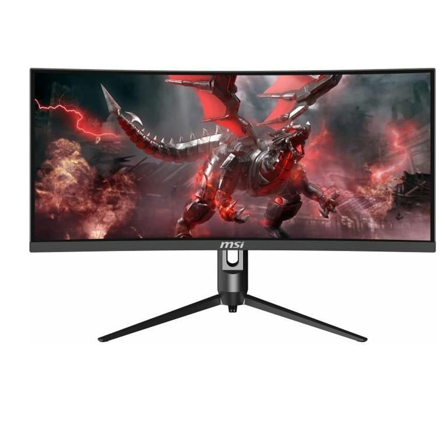 MSI 30" Ultrawide Curved Gaming Monitor, 200Hz, 1ms, 21:9, WFHD 2560 x 1080, VA, Tilt, Swivel, Pivot, Height adjustable, VESA, FreeSync Premium, Optix MAG301CR2