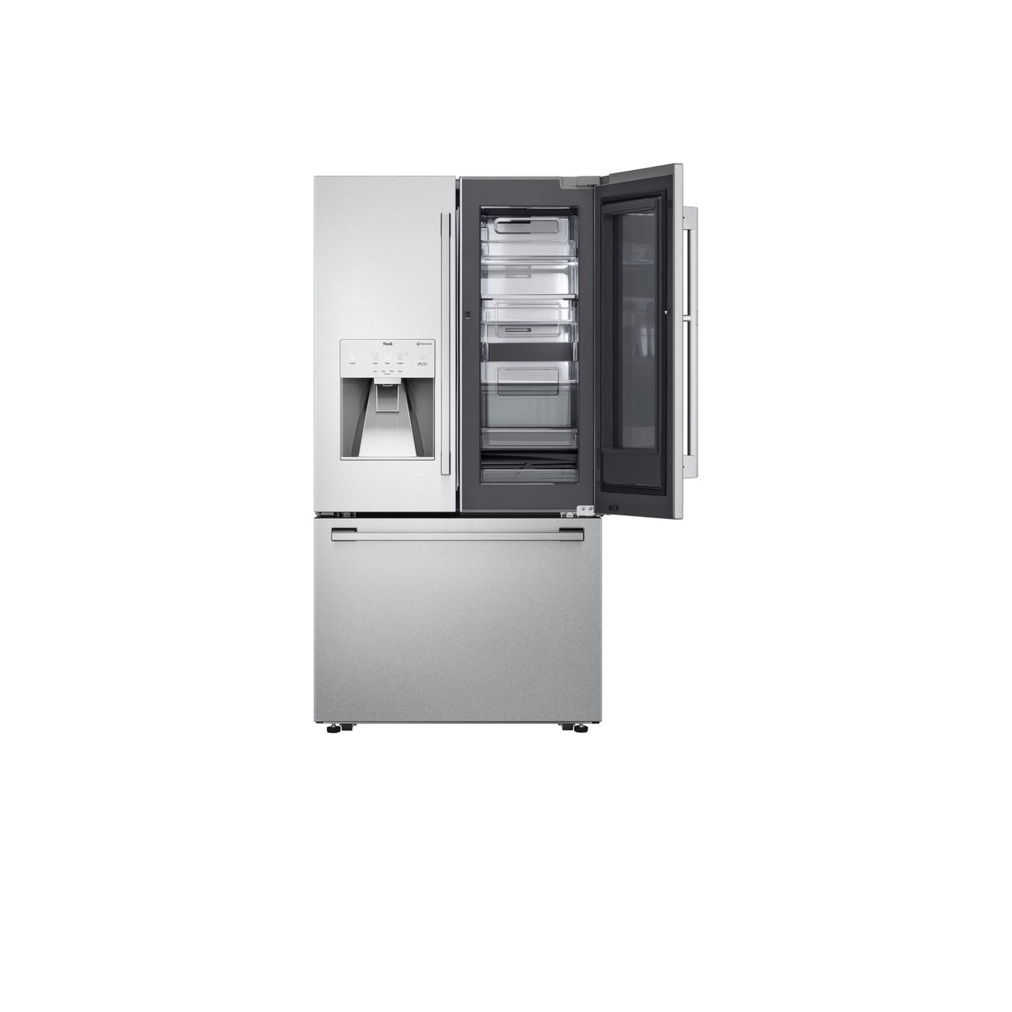 LG STUDIO 24 cu. ft. Smart InstaView® Door-in-Door® Large Capacity Counter-Depth Refrigerator with Craft Ice™ Maker