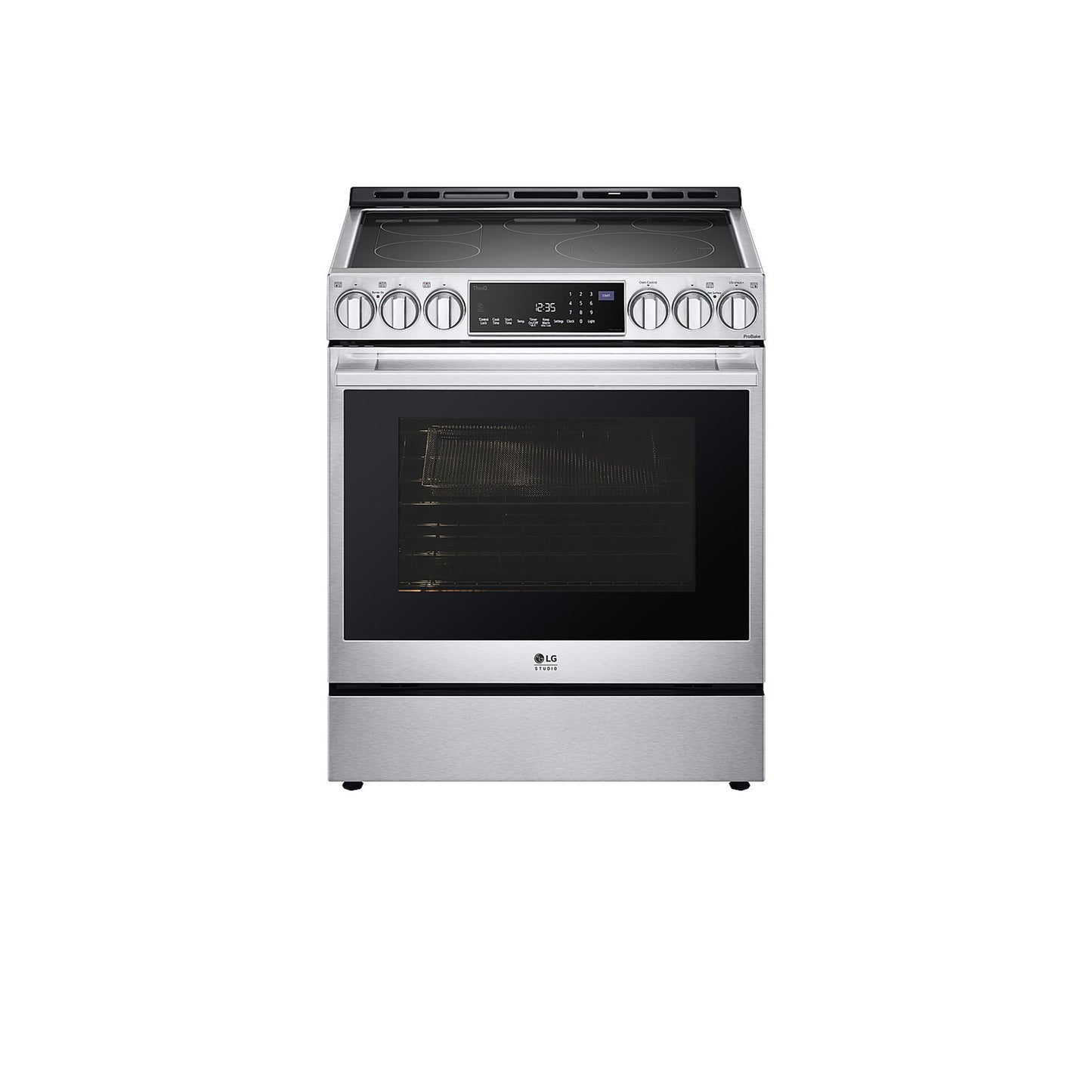 LG STUDIO 6.3 cu. ft. InstaView® Induction Slide-in Range with Air Fry and Air Sous Vide