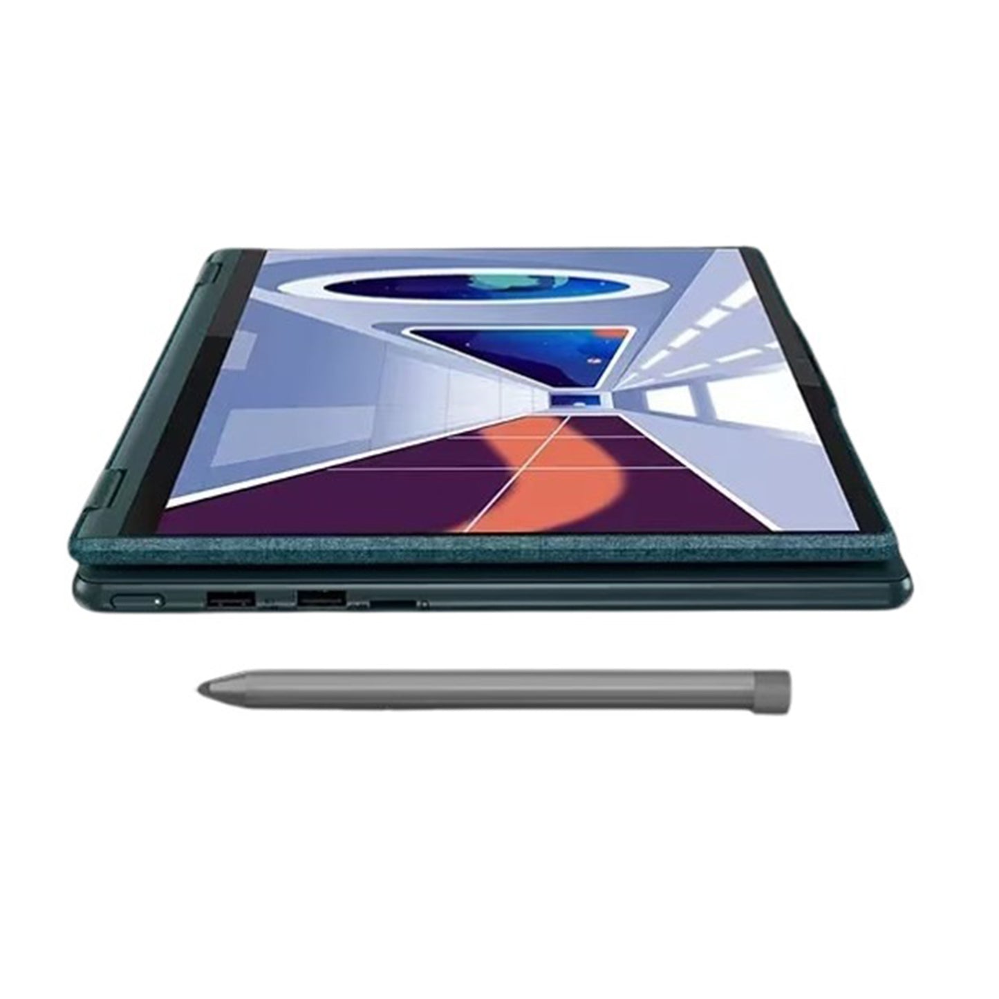 Yoga 6 (13 بوصة AMD) - أزرق مخضر داكن مع غطاء علوي من الألومنيوم 