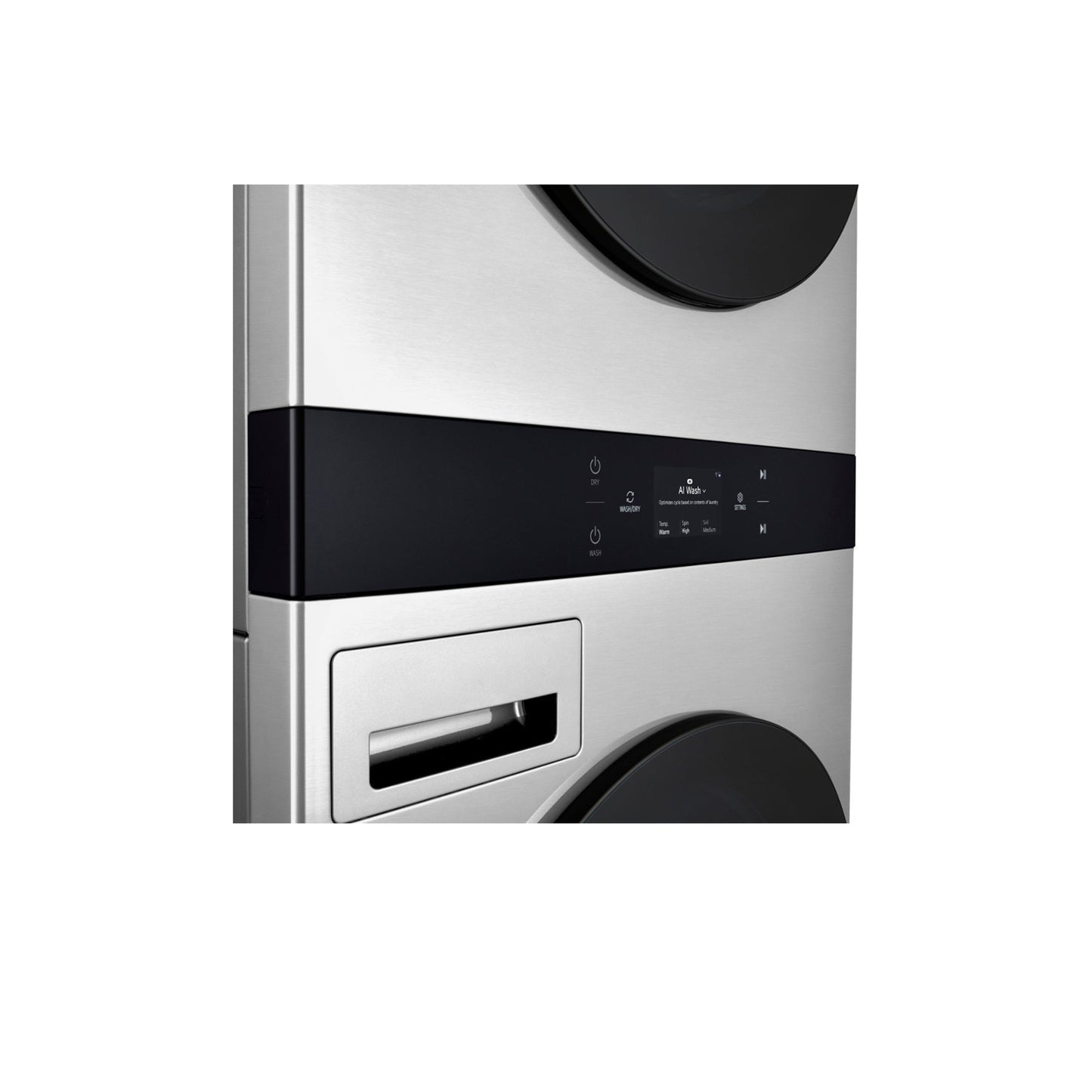 LG STUDIO WashTower™ Smart Front Load 5.0 cu. ft. Washer and 7.4 cu. ft. Electric Dryer with Center Control™