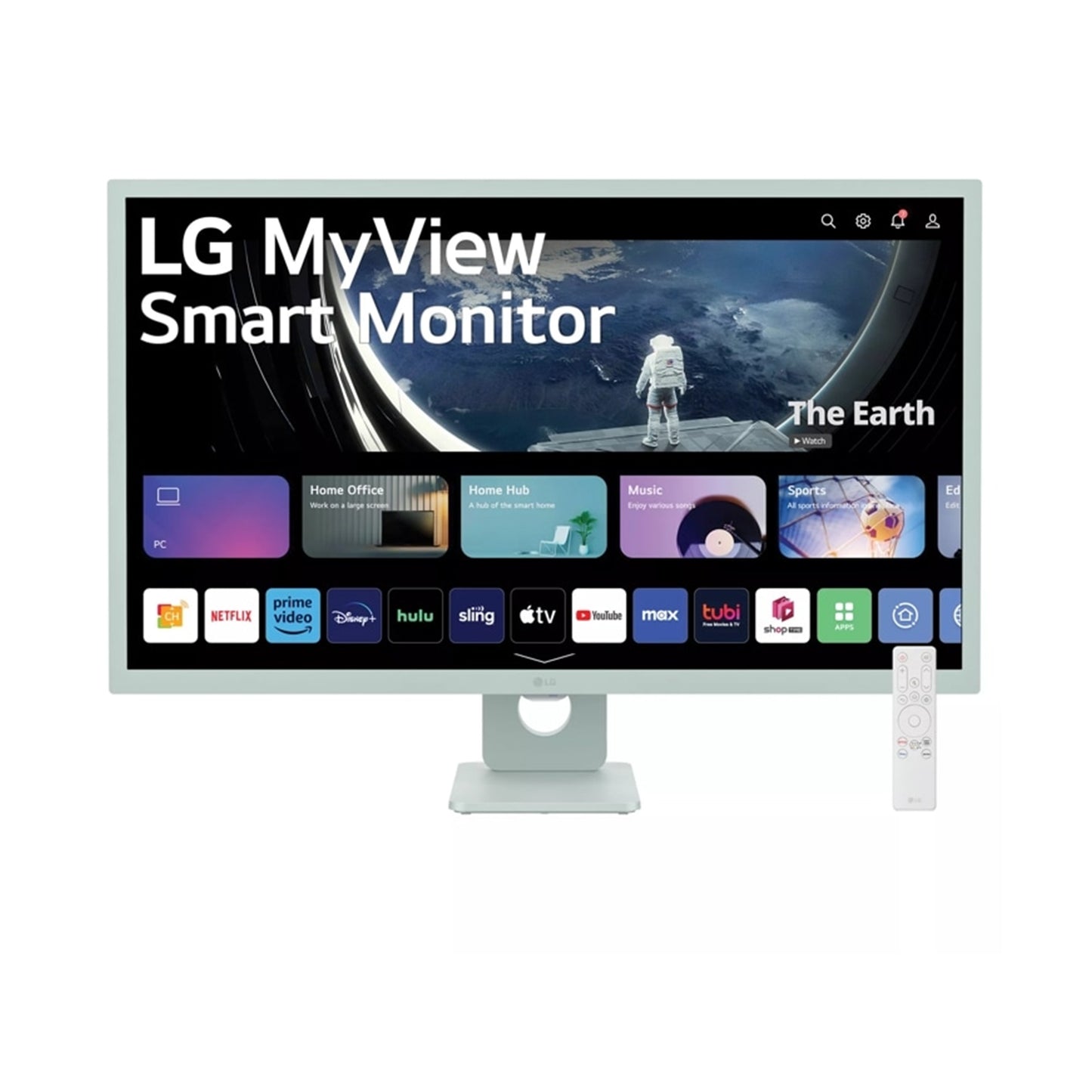 27" Full HD IPS MyView Smart Monitor with webOS and Built-in Speakers