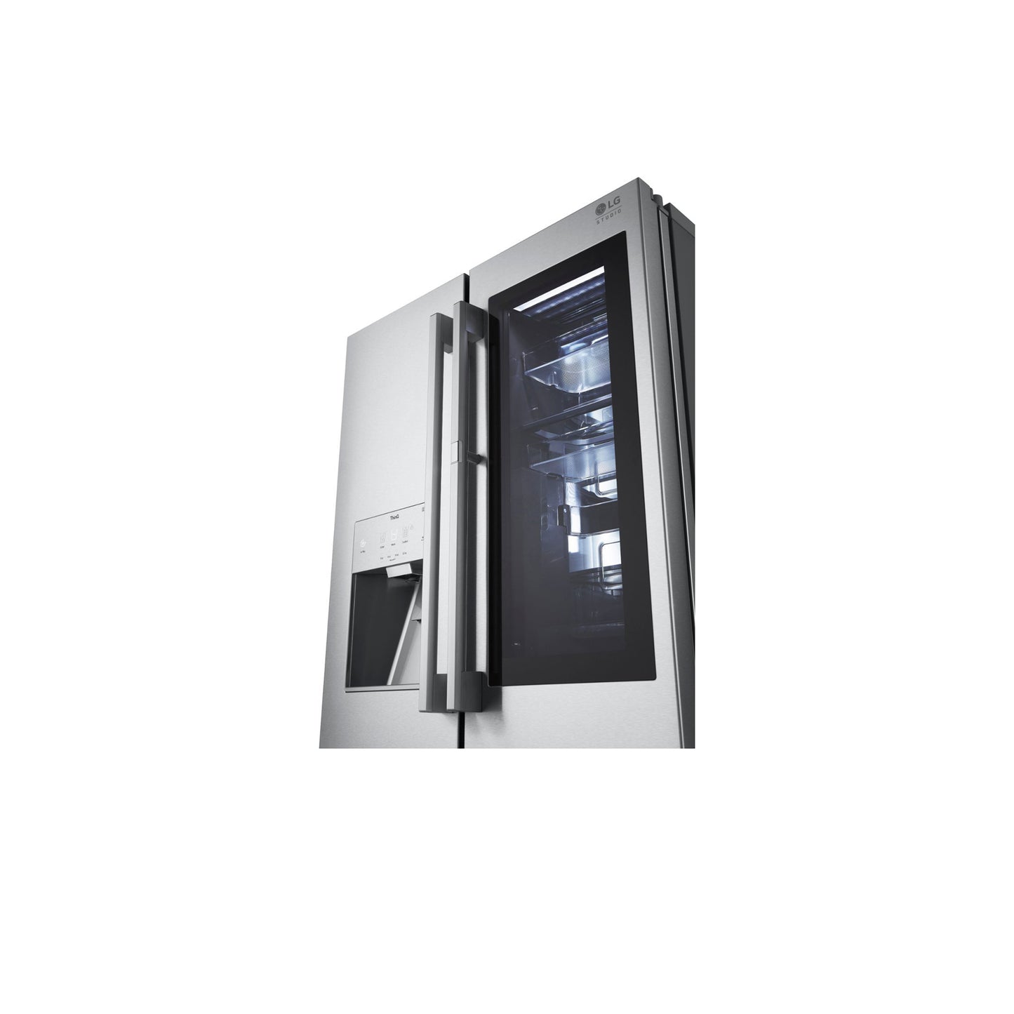 LG STUDIO 24 cu. ft. Smart InstaView® Door-in-Door® Large Capacity Counter-Depth Refrigerator with Craft Ice™ Maker