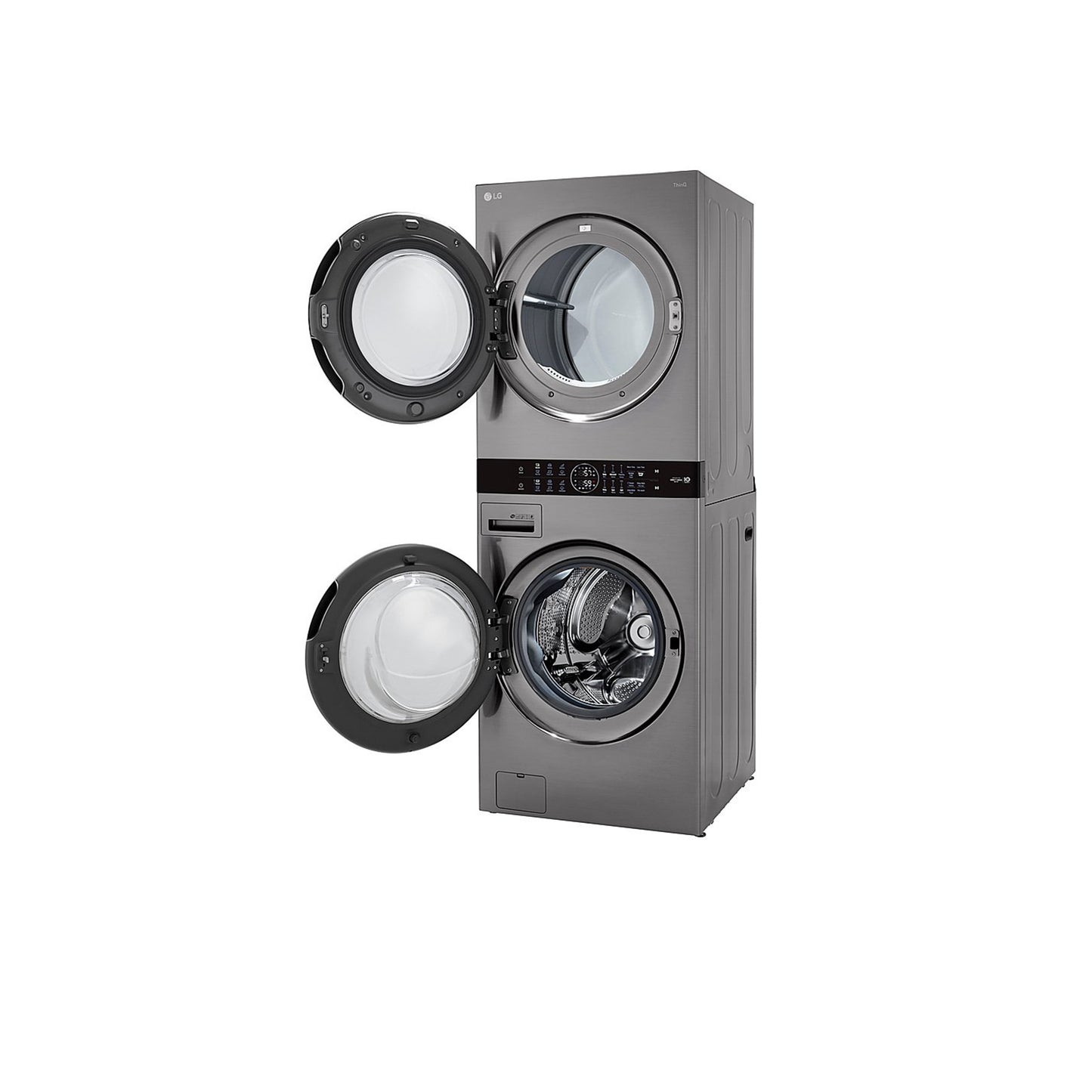 Single Unit Front Load LG WashTower™ with Center Control™ 4.5 cu. ft. Washer and 7.4 cu. ft. Electric Dryer