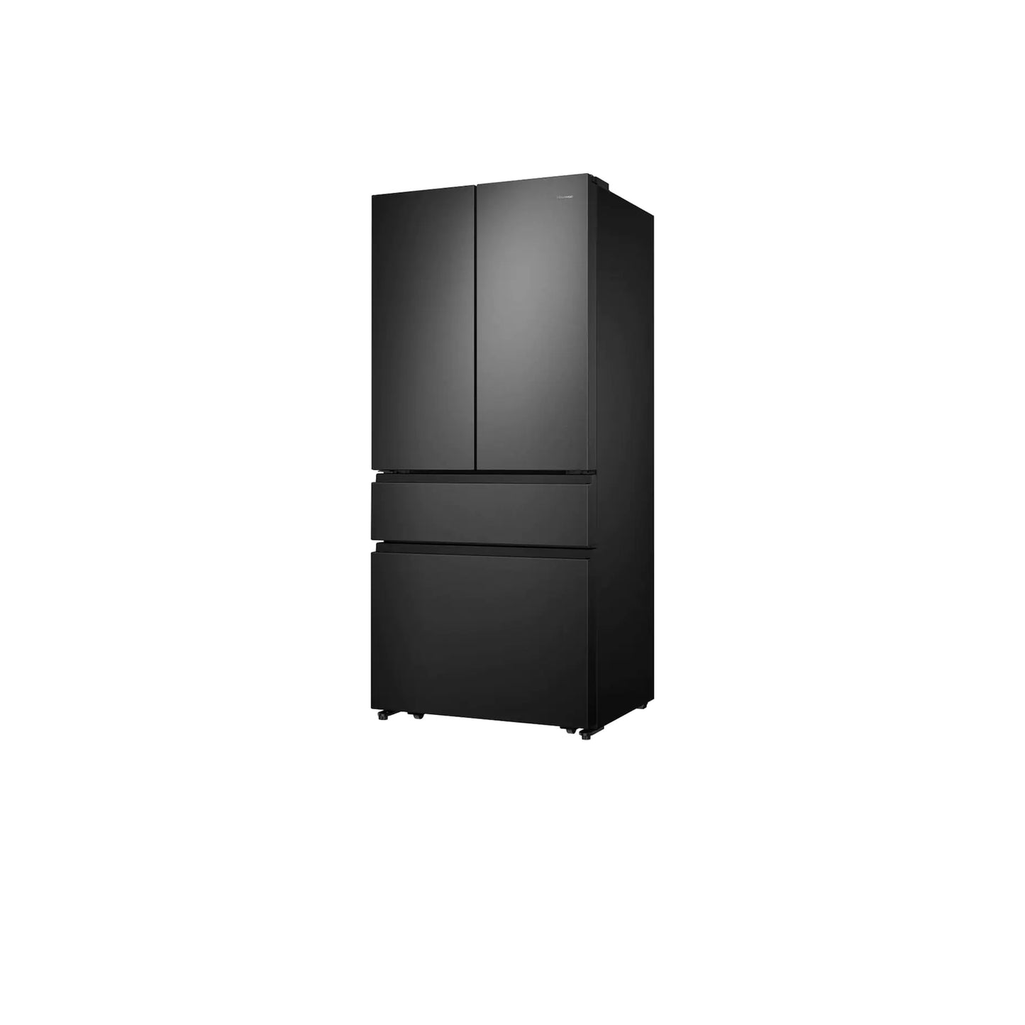 Bespoke 4-Door French Door Refrigerator (23 cu. ft.) with Beverage Center™ in White Glass.