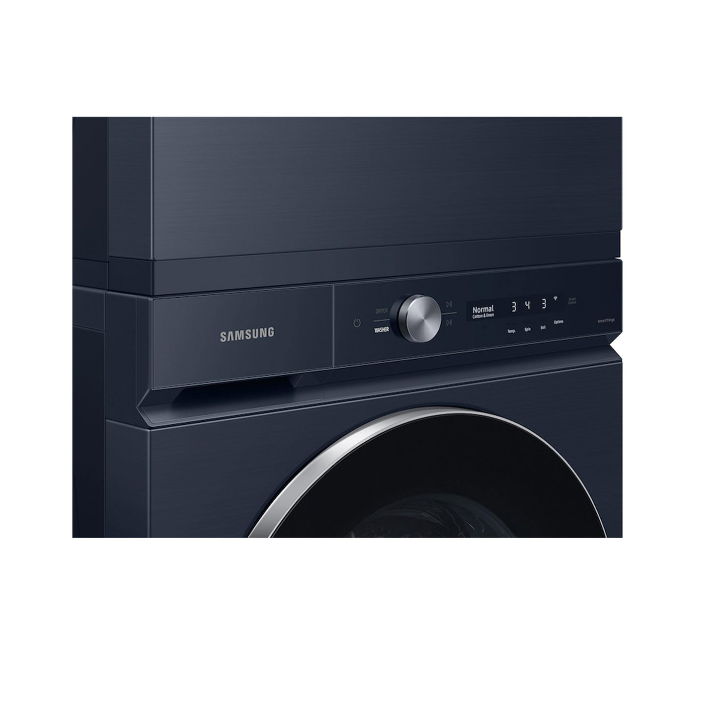 Bespoke 7.6 cu. ft. Ultra Capacity Electric Dryer with AI Optimal Dry and Super Speed Dry in Brushed Navy