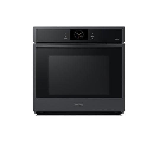30" Single Wall Oven with Steam Cook in Matte Black