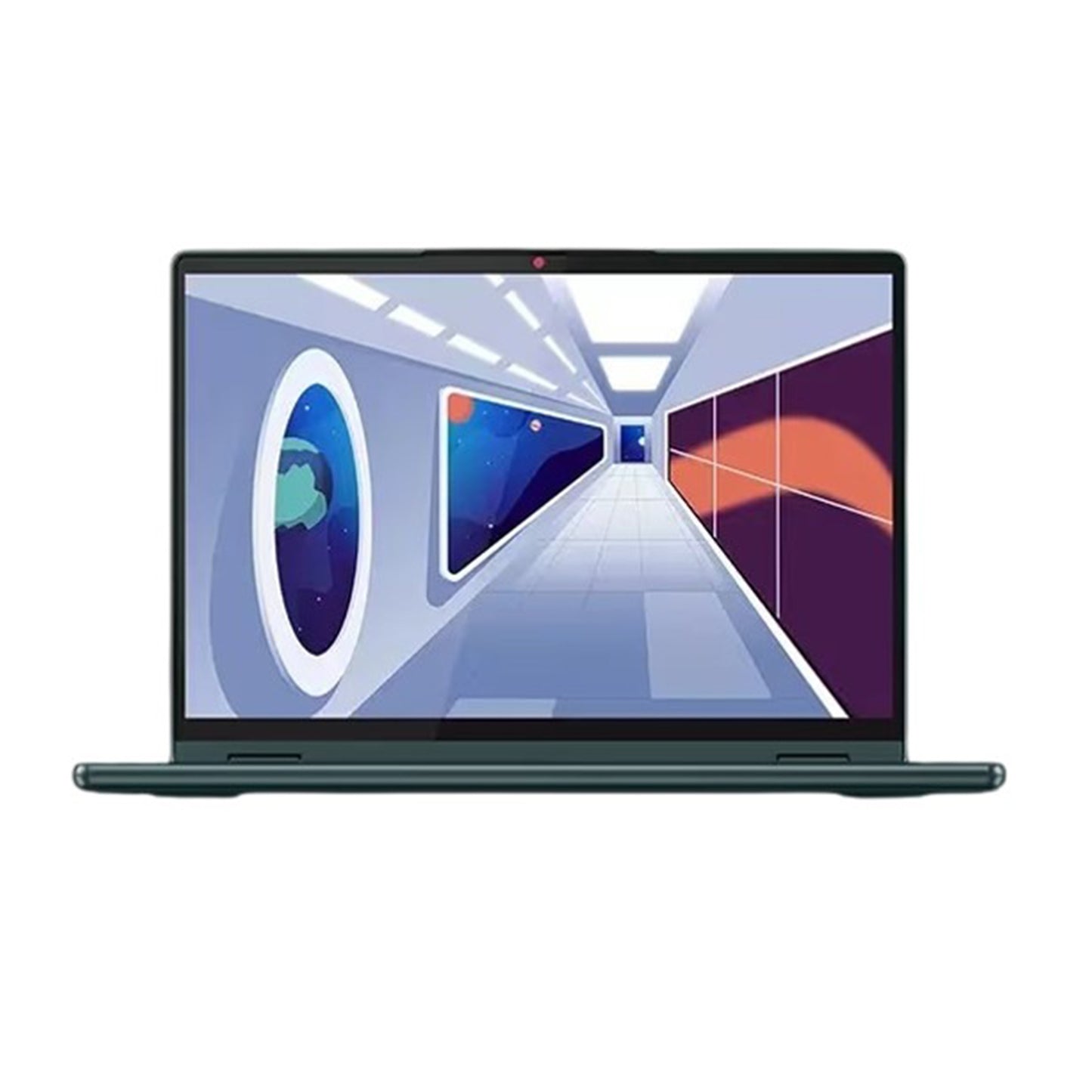 Yoga 6 (13 بوصة AMD) - أزرق مخضر داكن مع غطاء علوي من القماش 