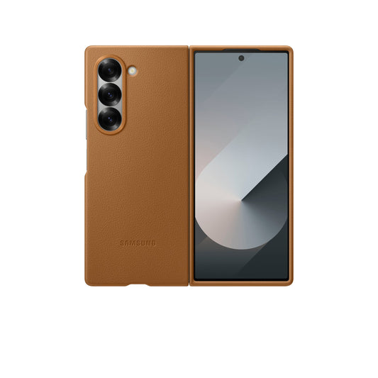 Galaxy Z Fold6 Kindsuit Case, Brown & Gray.